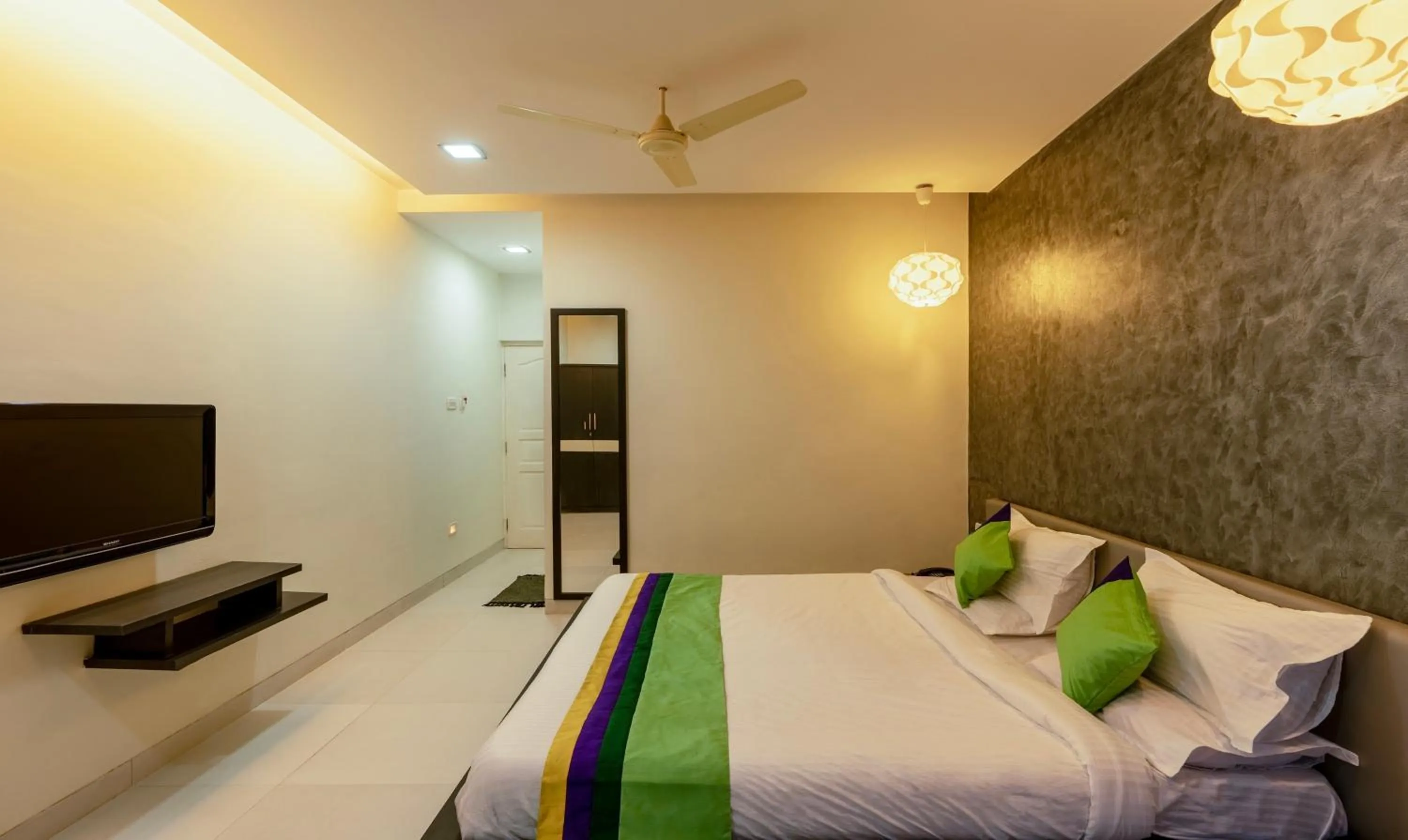 Bed in Treebo Midvalley Residence