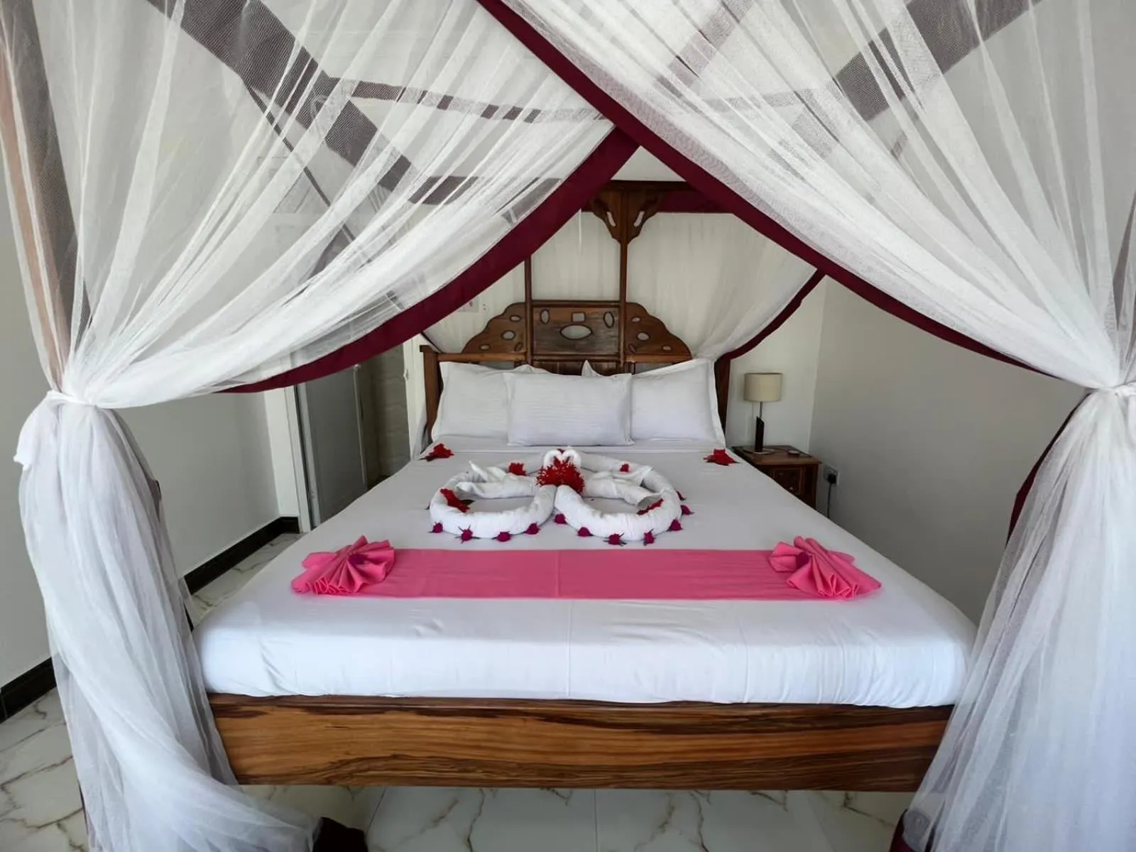 Bed in Isla Bonita Zanzibar Beach Resort