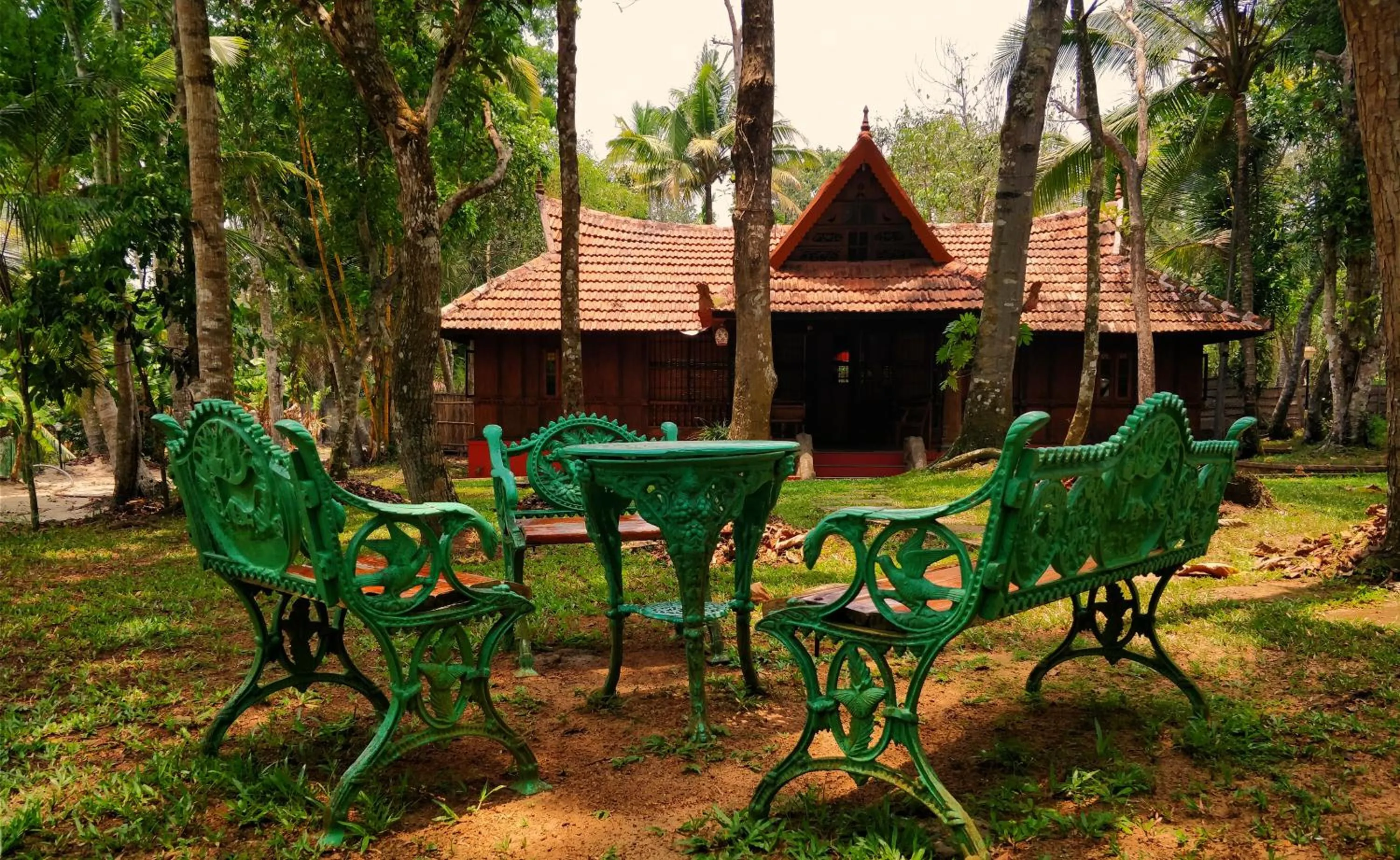 Garden view in Palathra Heritage