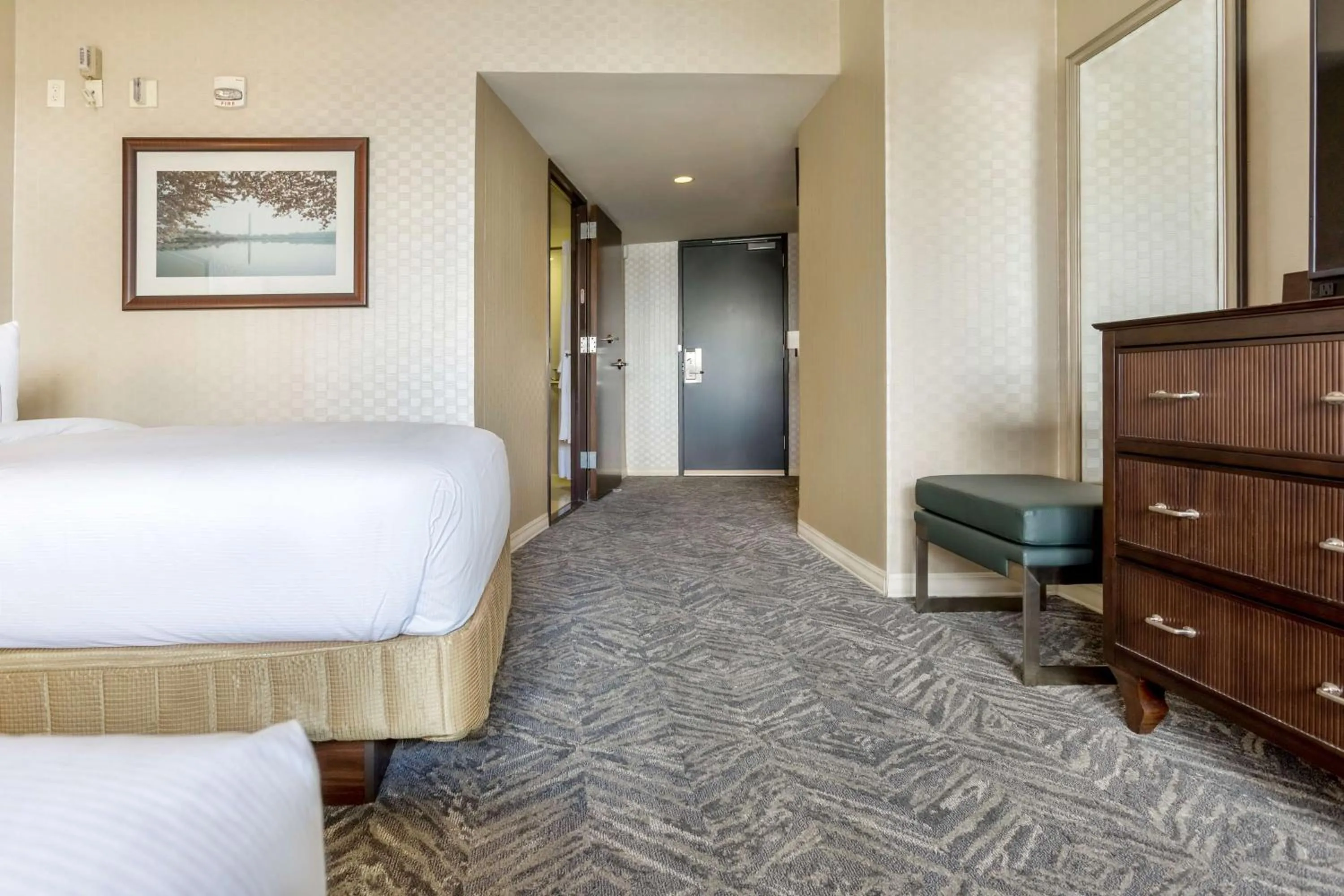 Photo of the whole room, Bed in Washington Hilton