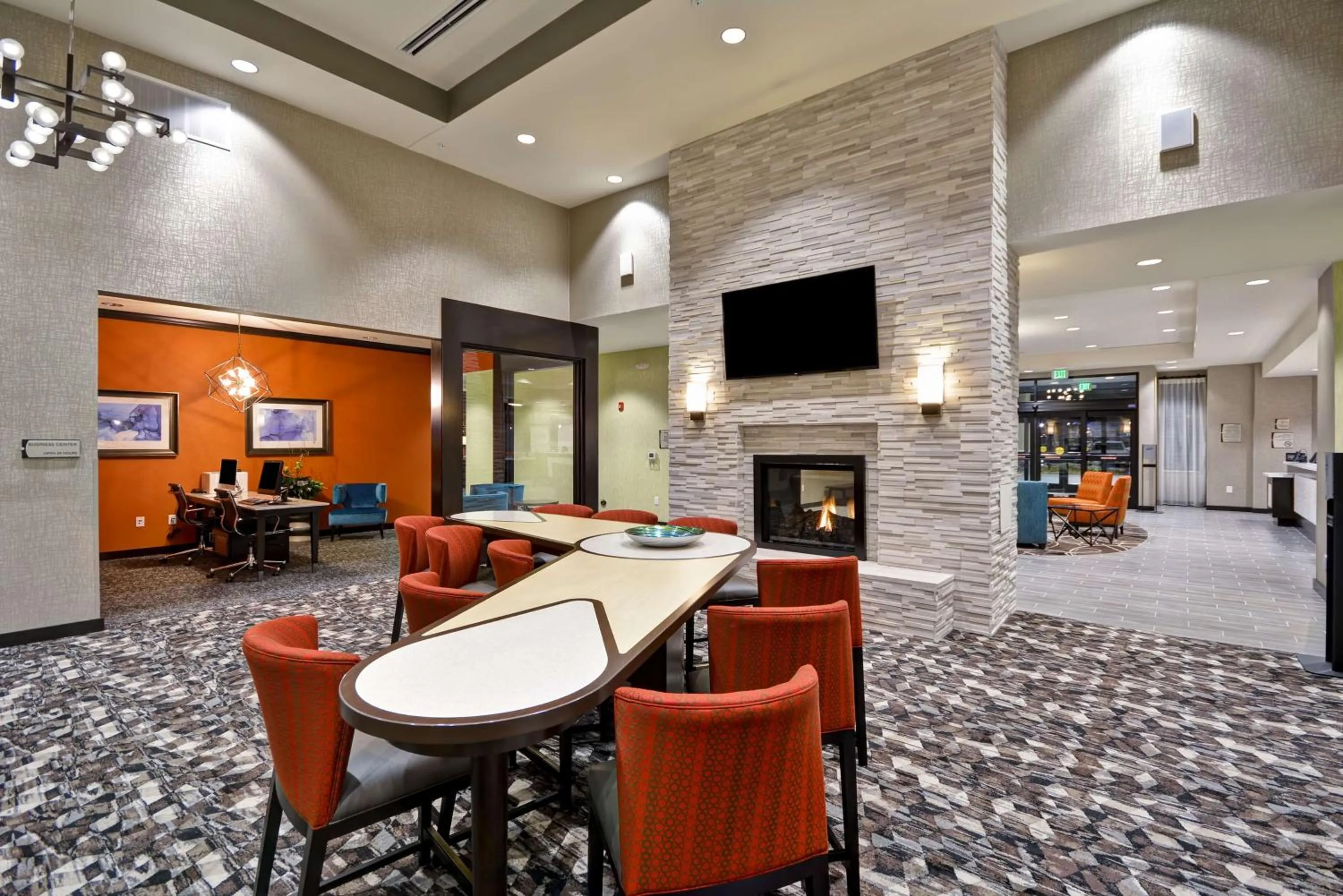 Lounge or bar in Homewood Suites By Hilton Rocky Mount