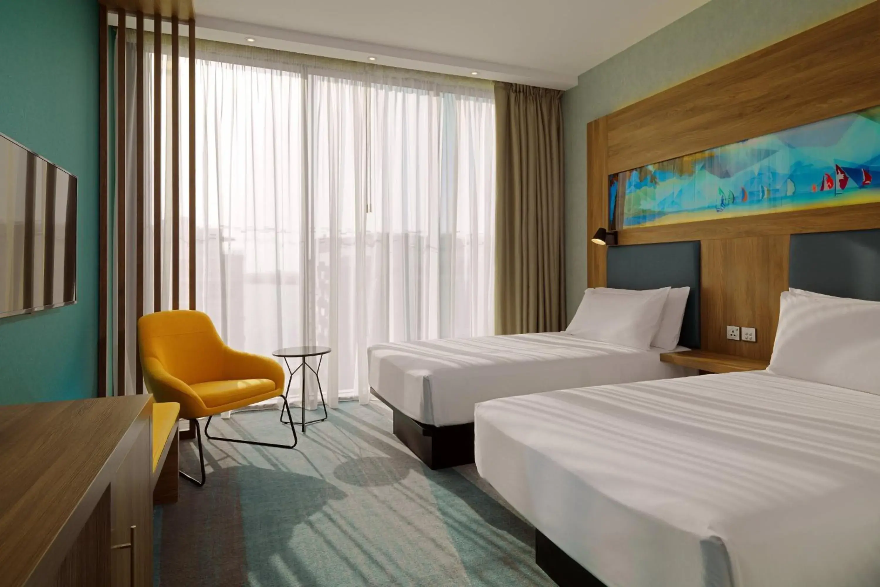 Aloft Twin Room including Shopping Malls Shuttle Service, 20% off F&B, Spa & Abra Boat Tour Discount in Aloft Palm Jumeirah Aloft Twin Room including Shopping Malls Shuttle Service, 20% off F&B, Spa & Abra Boat Tour Discount in Aloft Palm Jumeirah