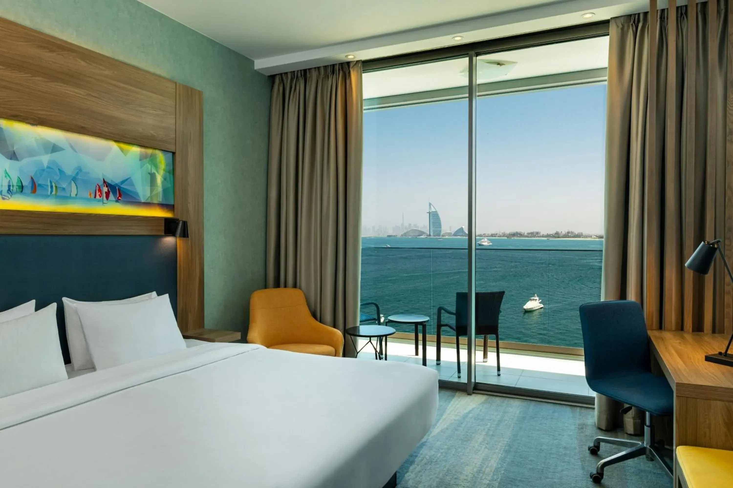 Aloft Sea View King Room with Balcony including Shopping Malls Shuttle Service, 20% off F&B, Spa & Abra Boat Tour Discount in Aloft Palm Jumeirah Aloft Sea View King Room with Balcony including Shopping Malls Shuttle Service, 20% off F&B, Spa & Abra Boat Tour Discount in Aloft Palm Jumeirah