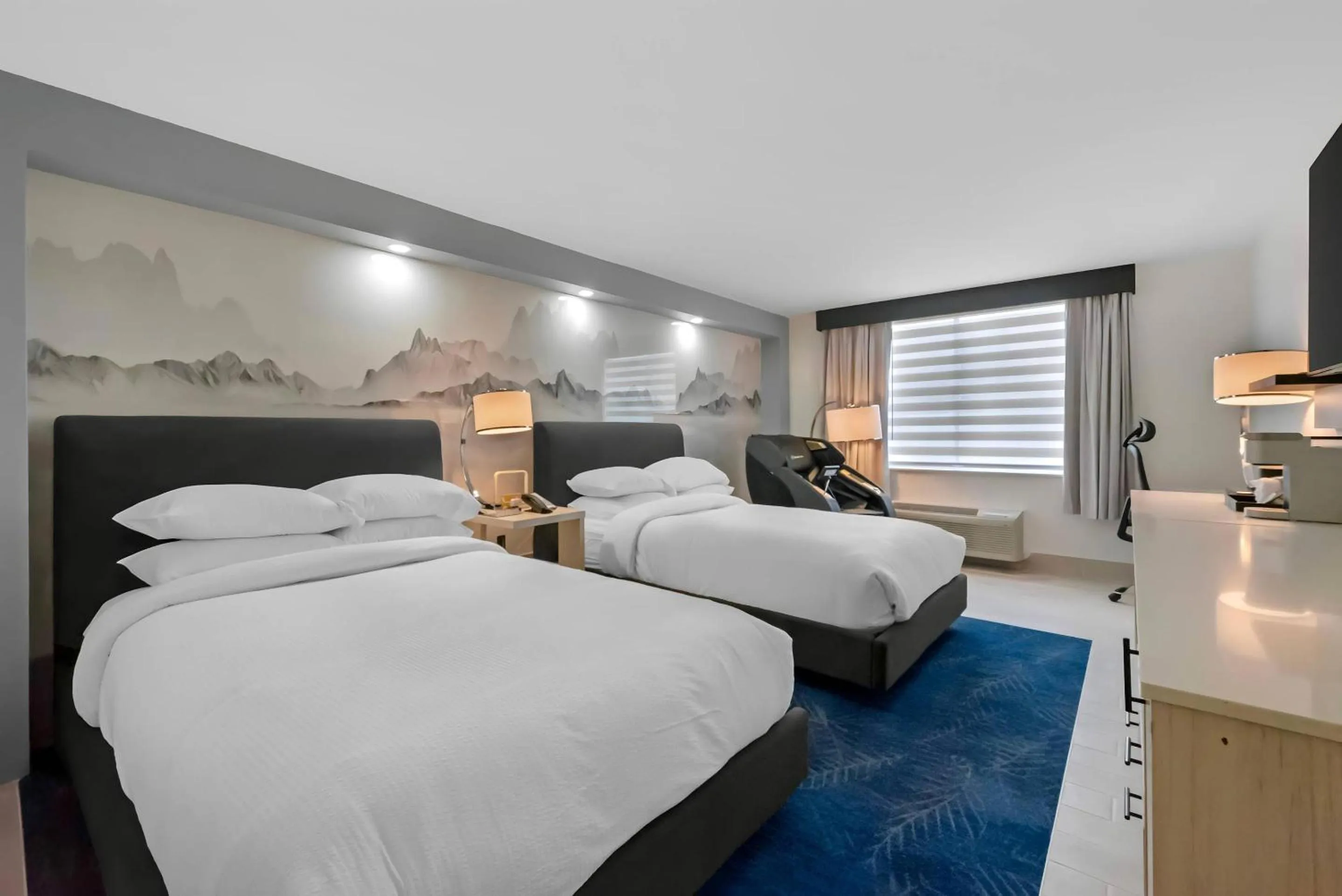 Bedroom, Bed in Blue - A Modern Hotel, an Ascend Collection Hotel