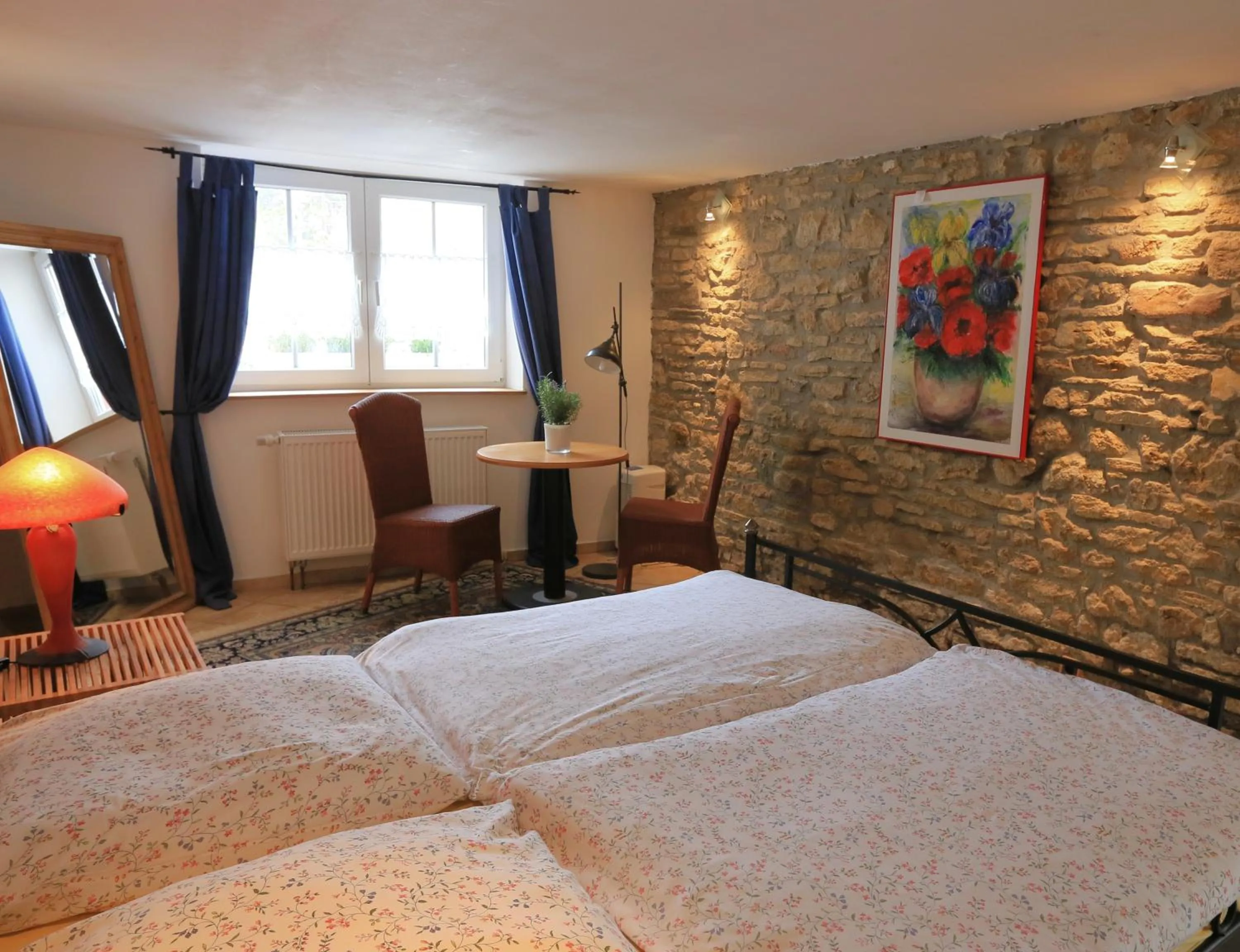 Photo of the whole room, Bed in Hotel Weingewolbe