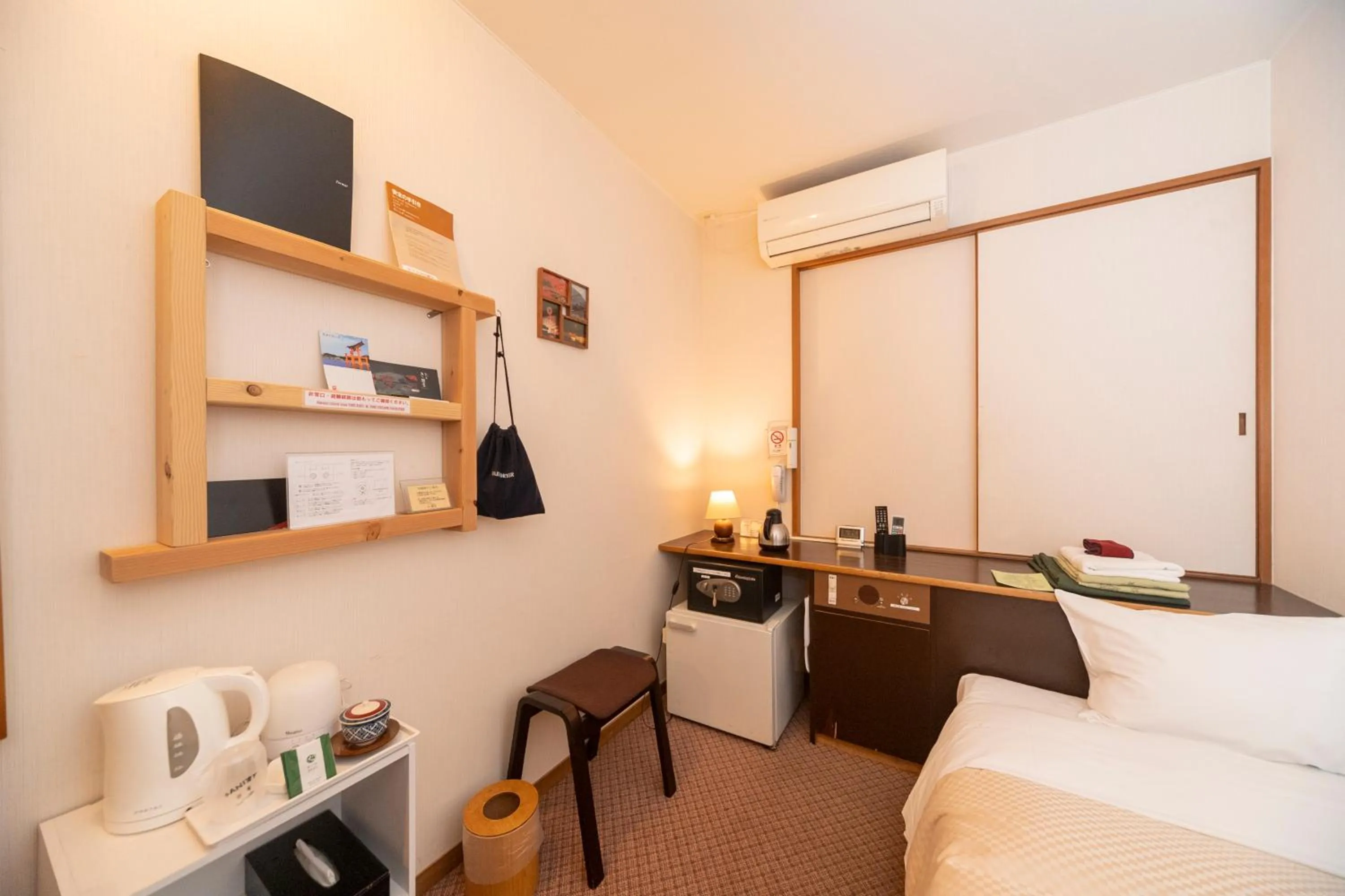 Bed in Hotel Miya Rikyu