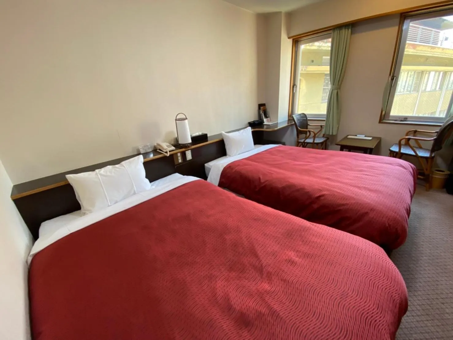 Bed in Hotel Miya Rikyu