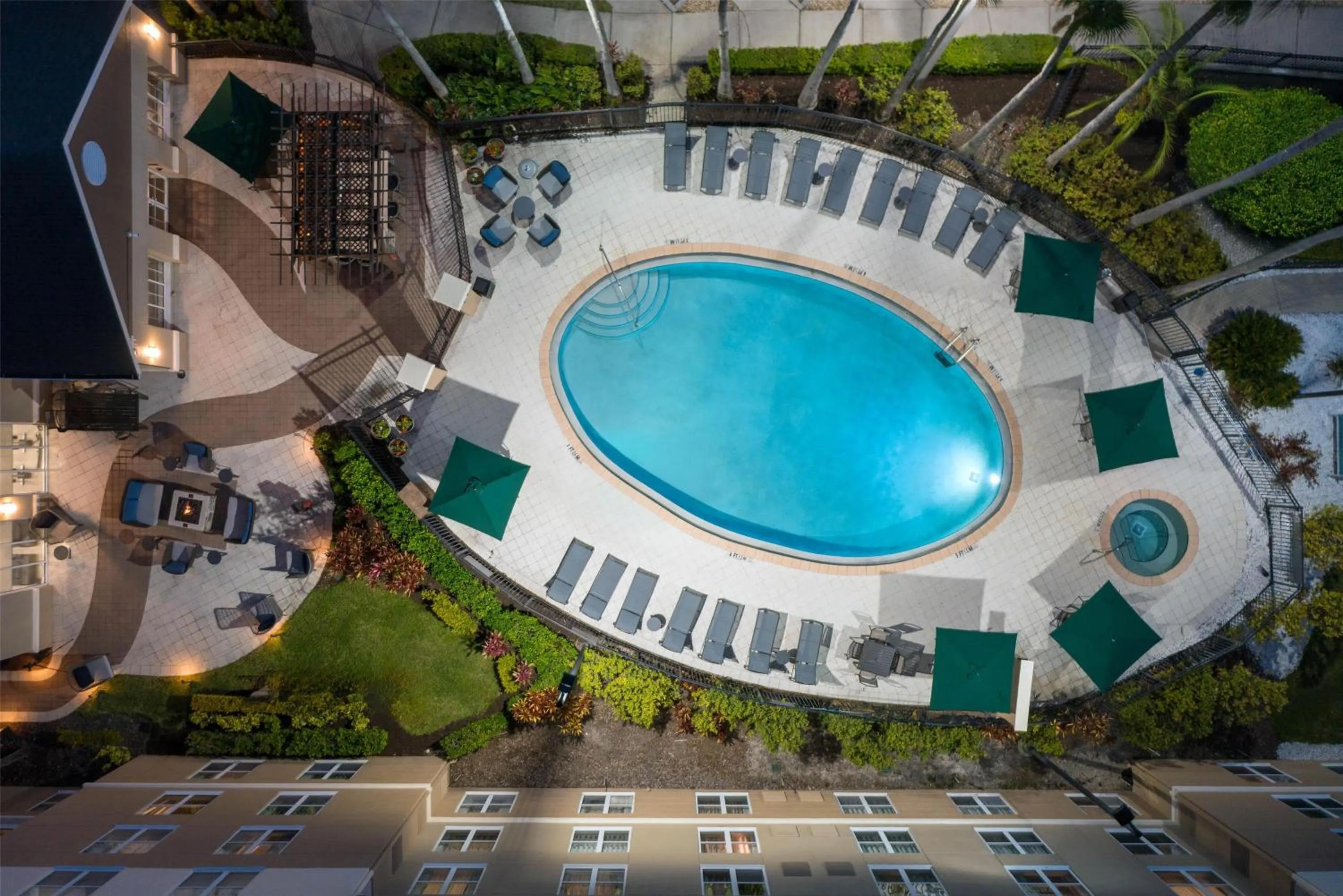Pool view in Homewood Suites by Hilton Orlando-UCF Area
