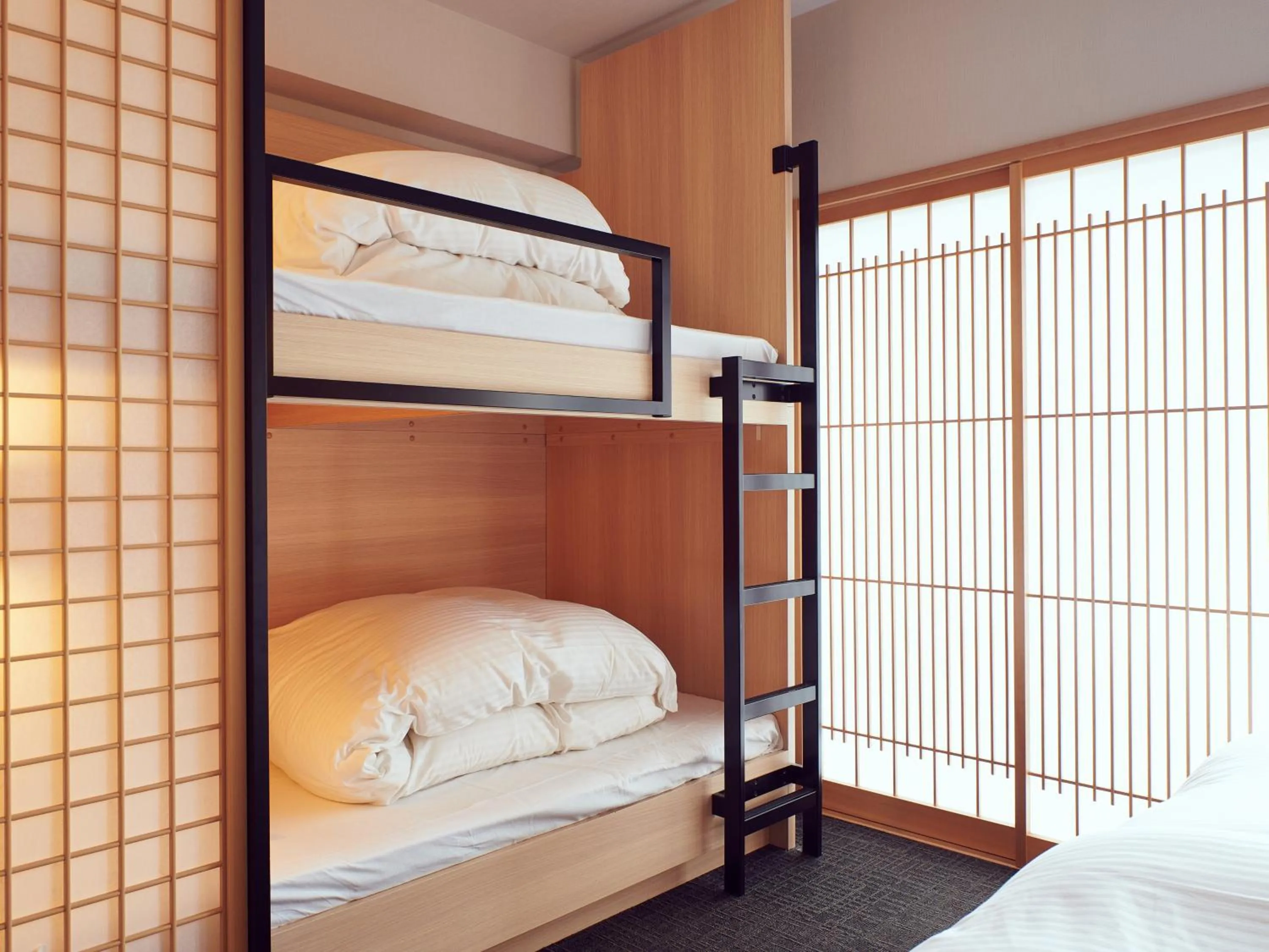 Bed in MIMARU Kyoto Nijo Castle