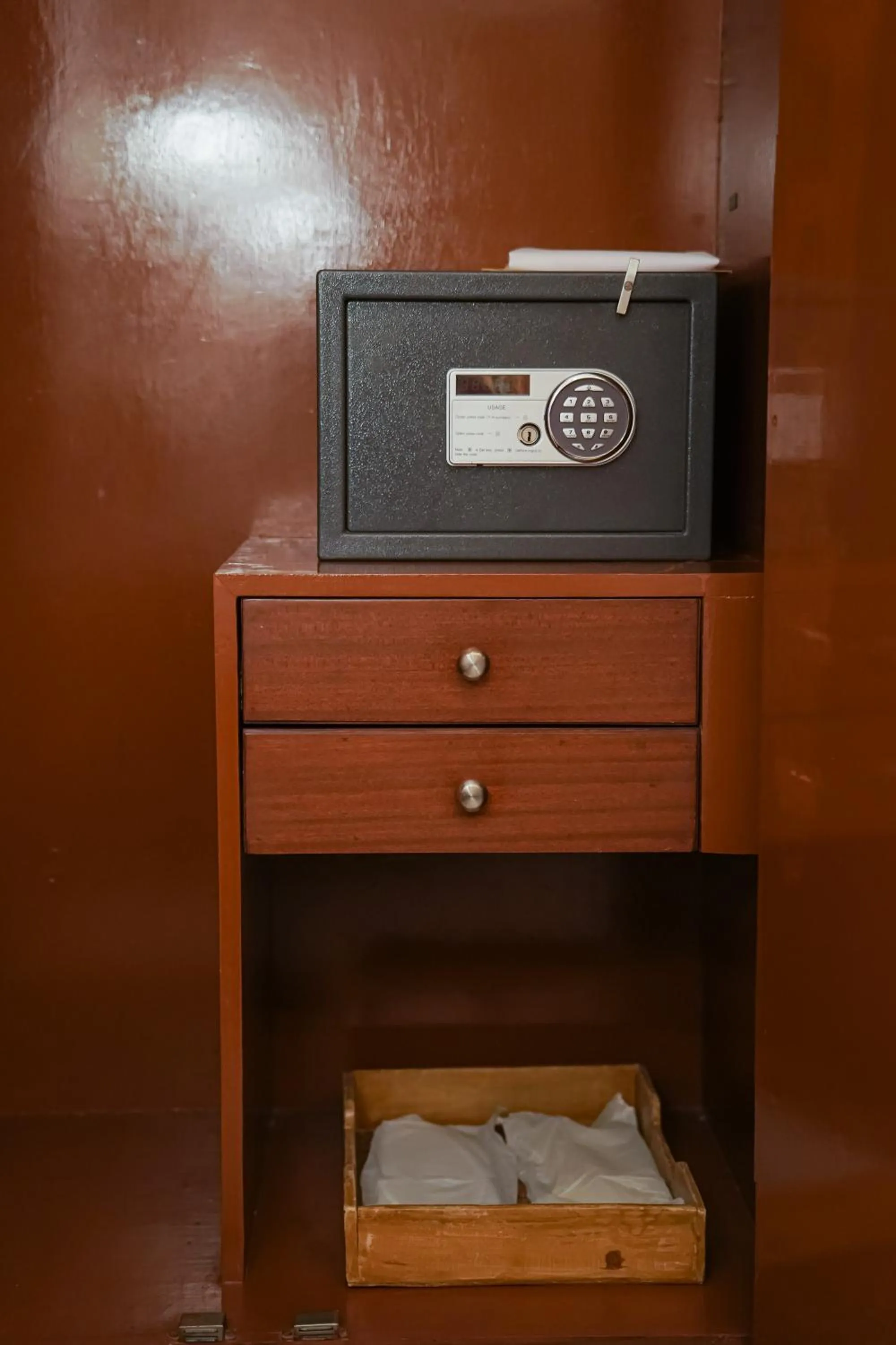 safe in Clarion Bella Casa at Airport