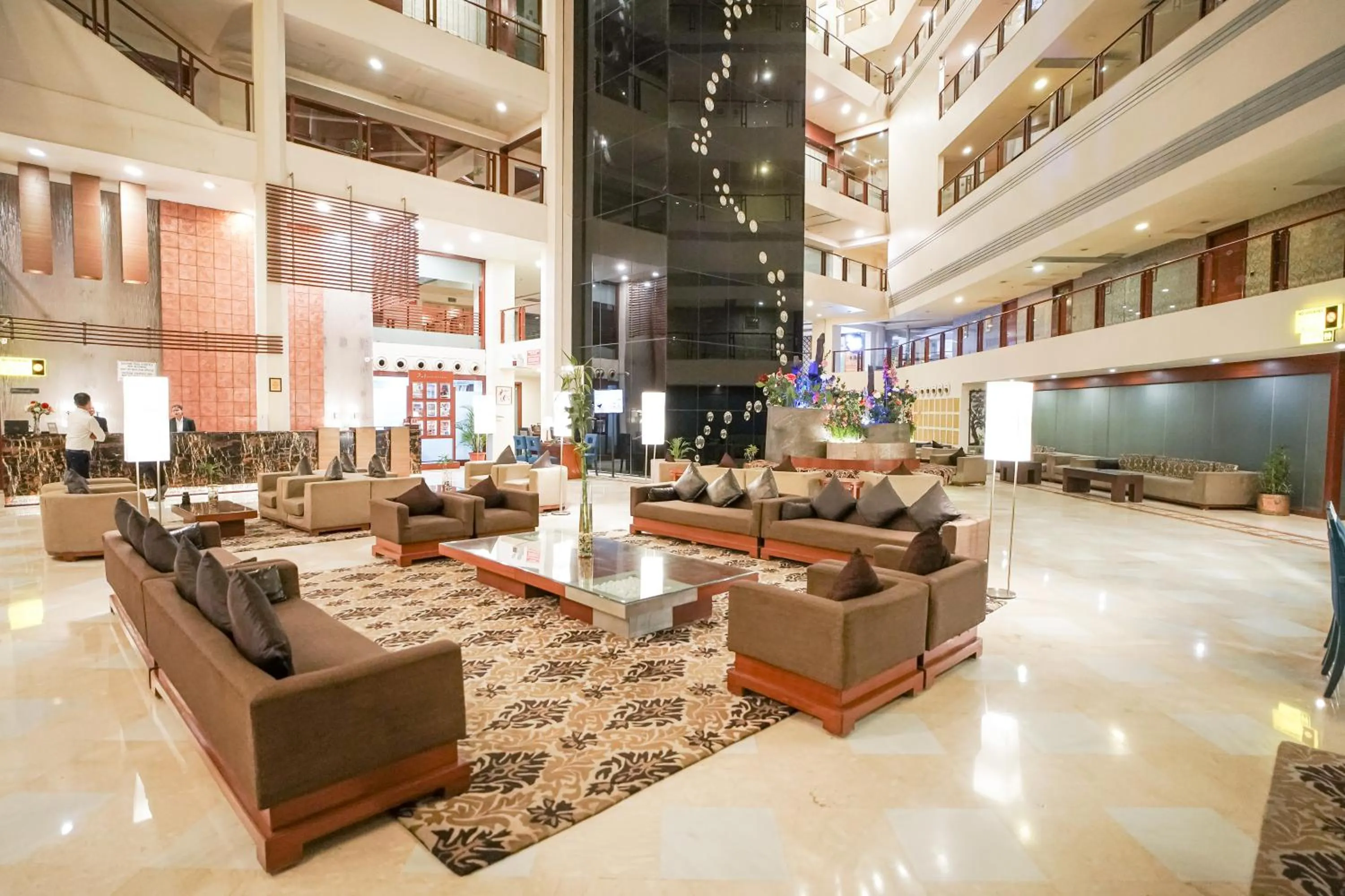 Lobby or reception in Clarion Bella Casa at Airport