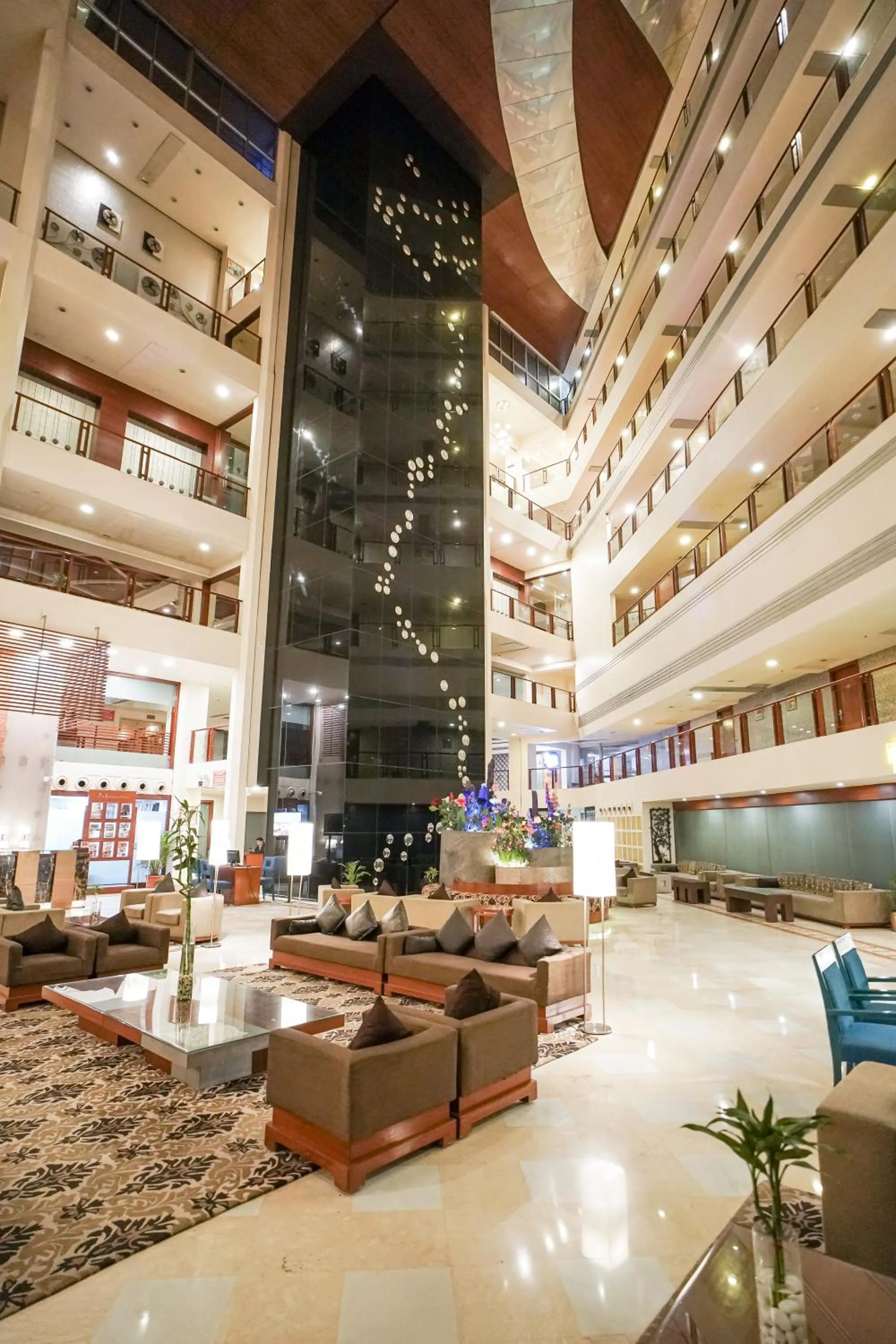 Lobby or reception in Clarion Bella Casa at Airport