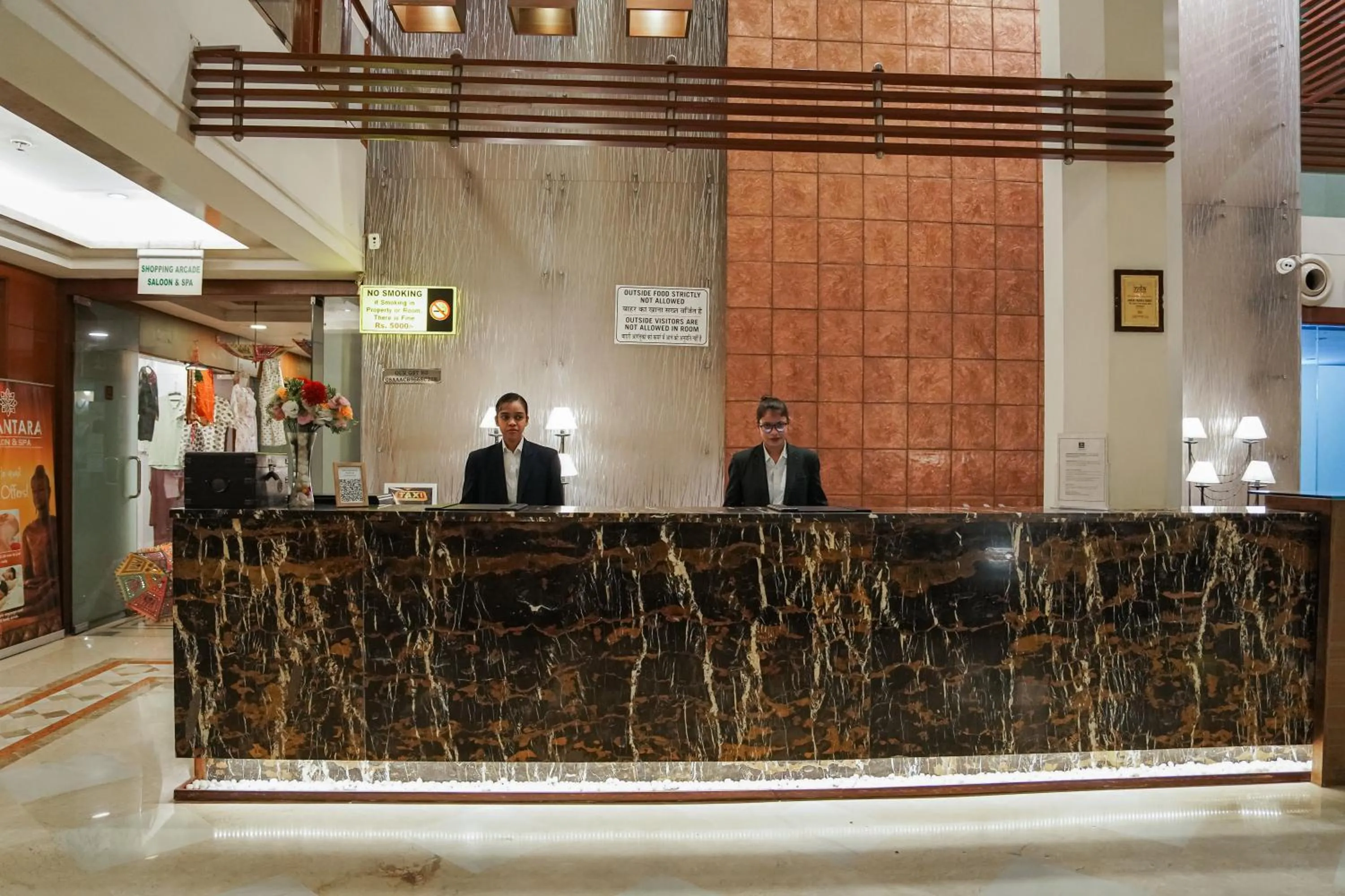 Lobby or reception in Clarion Bella Casa at Airport