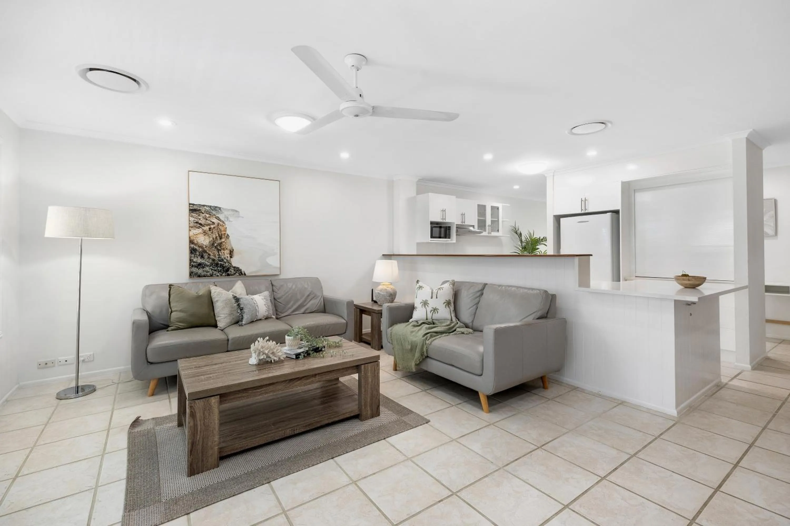 Living room in Sunset Cove Noosa