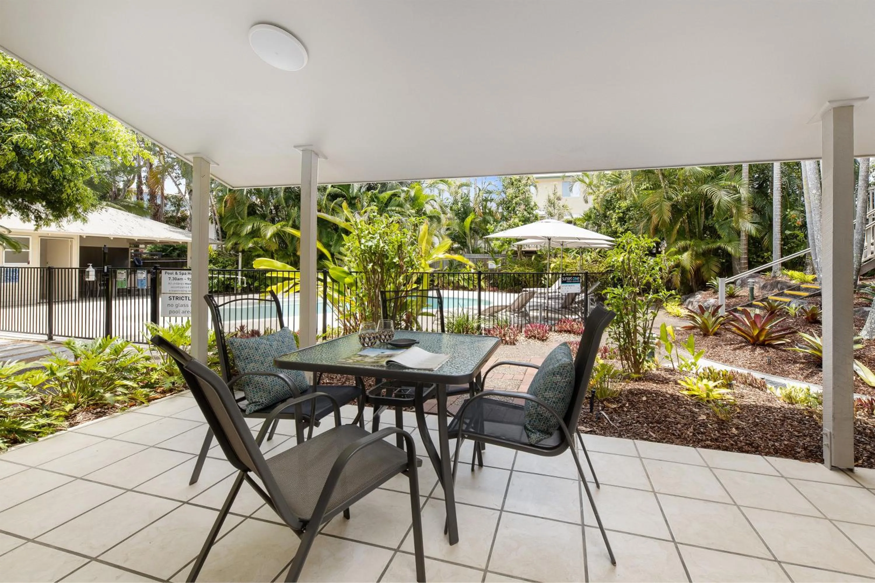 Patio in Sunset Cove Noosa