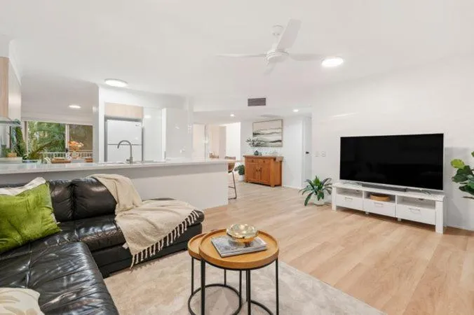 Living room in Sunset Cove Noosa