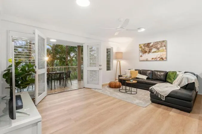 Living room in Sunset Cove Noosa