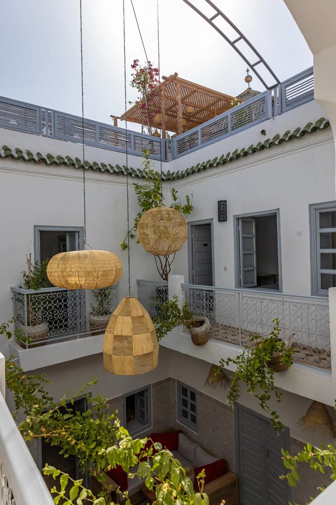 Balcony/Terrace in Riad El Jadide