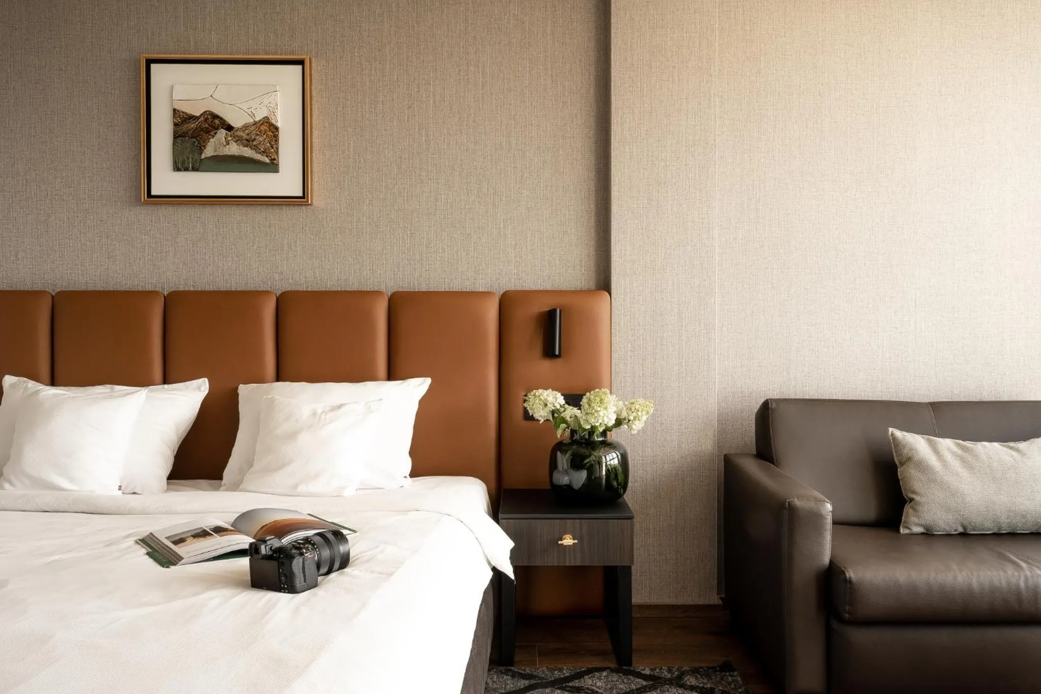 Bed in Hotel BUKOVINA