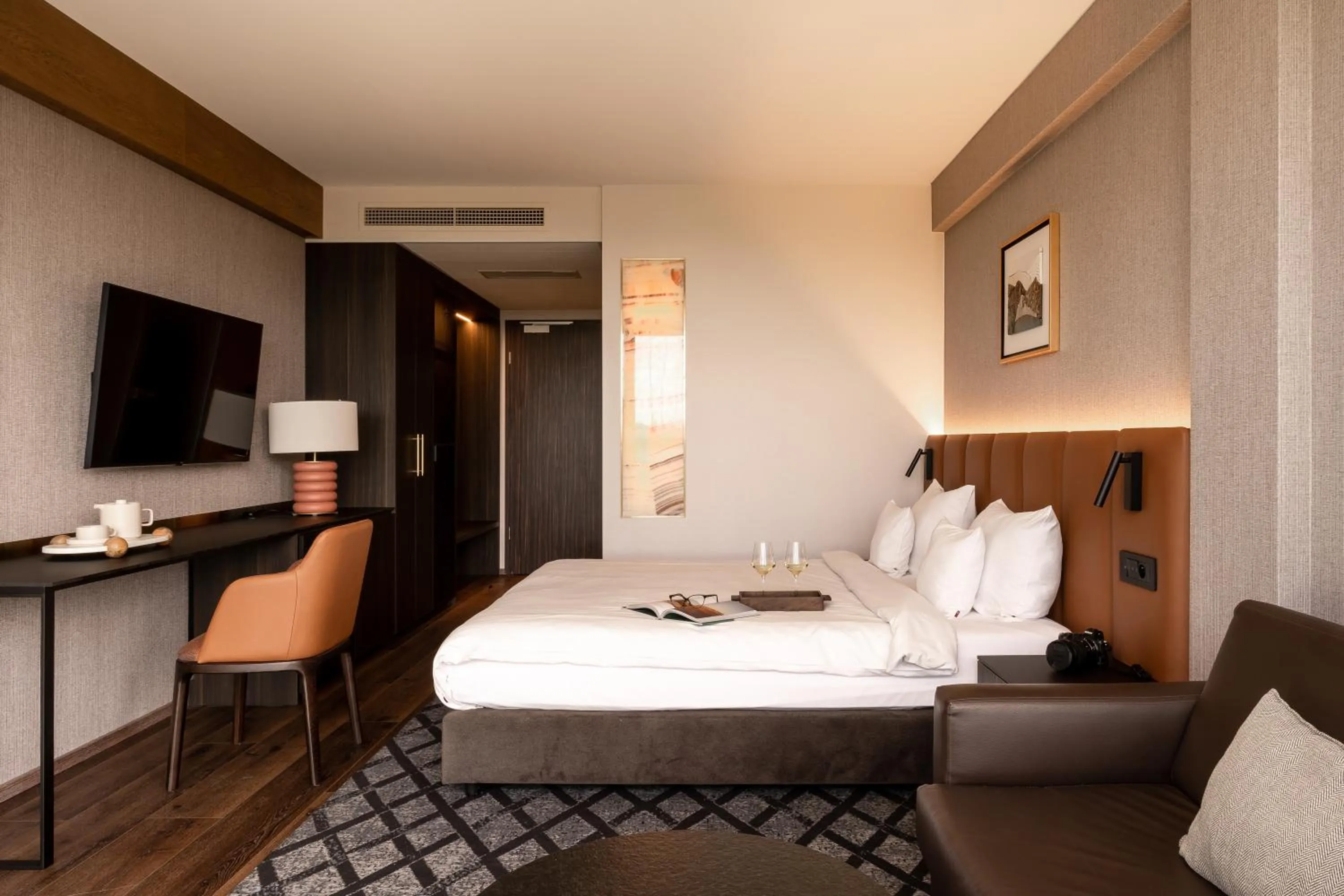 Bed in Hotel BUKOVINA