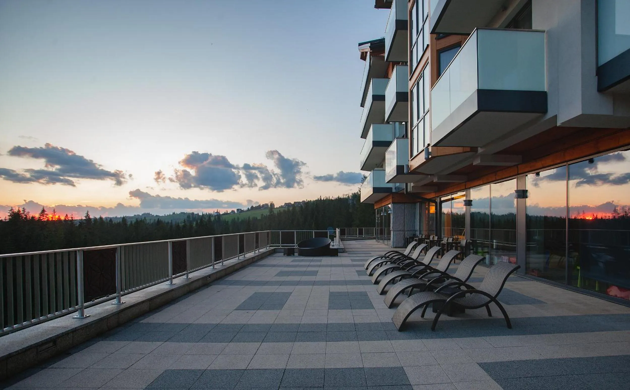 Balcony/Terrace in Hotel BUKOVINA