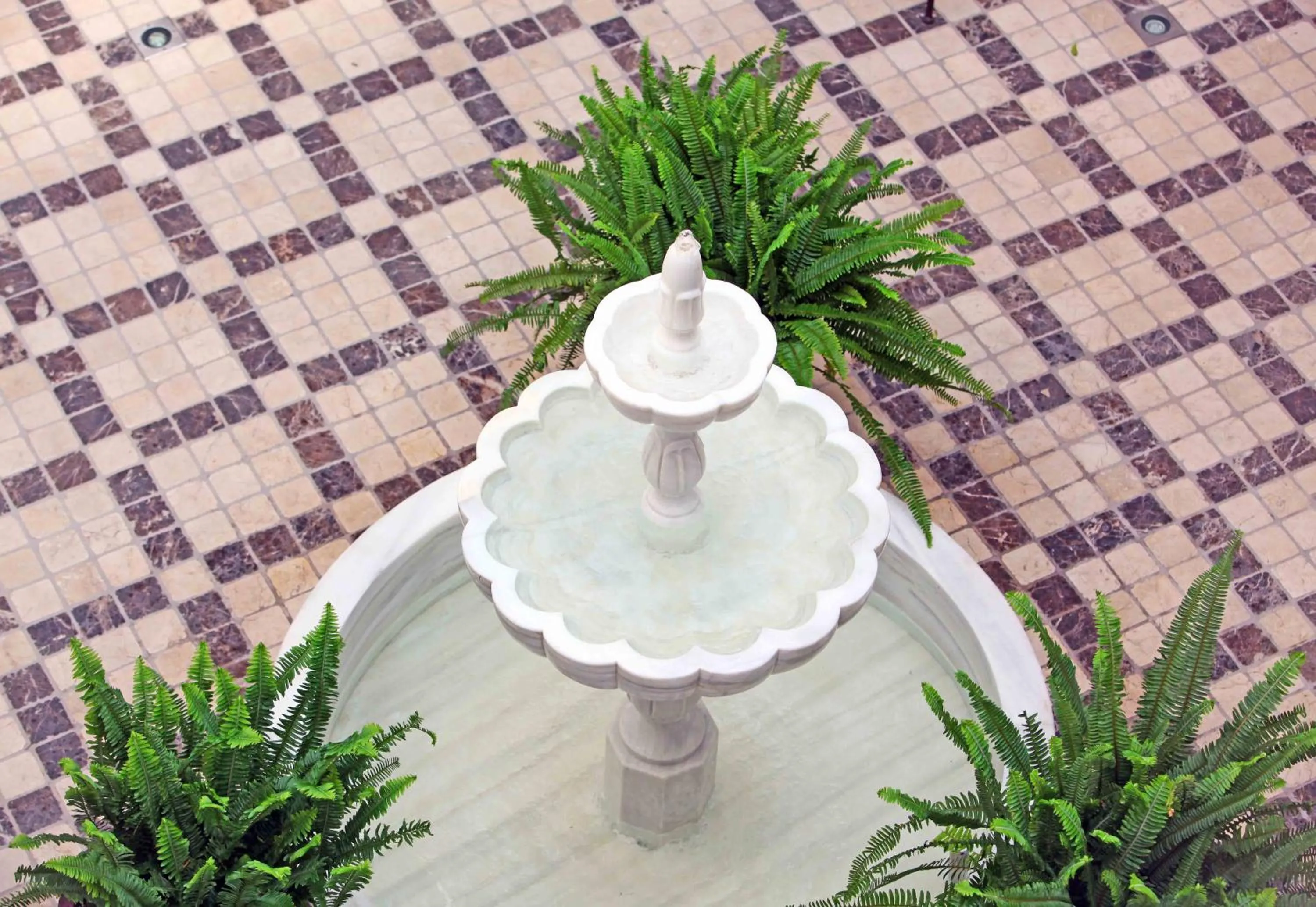 Decorative detail in Hotel La Fonda