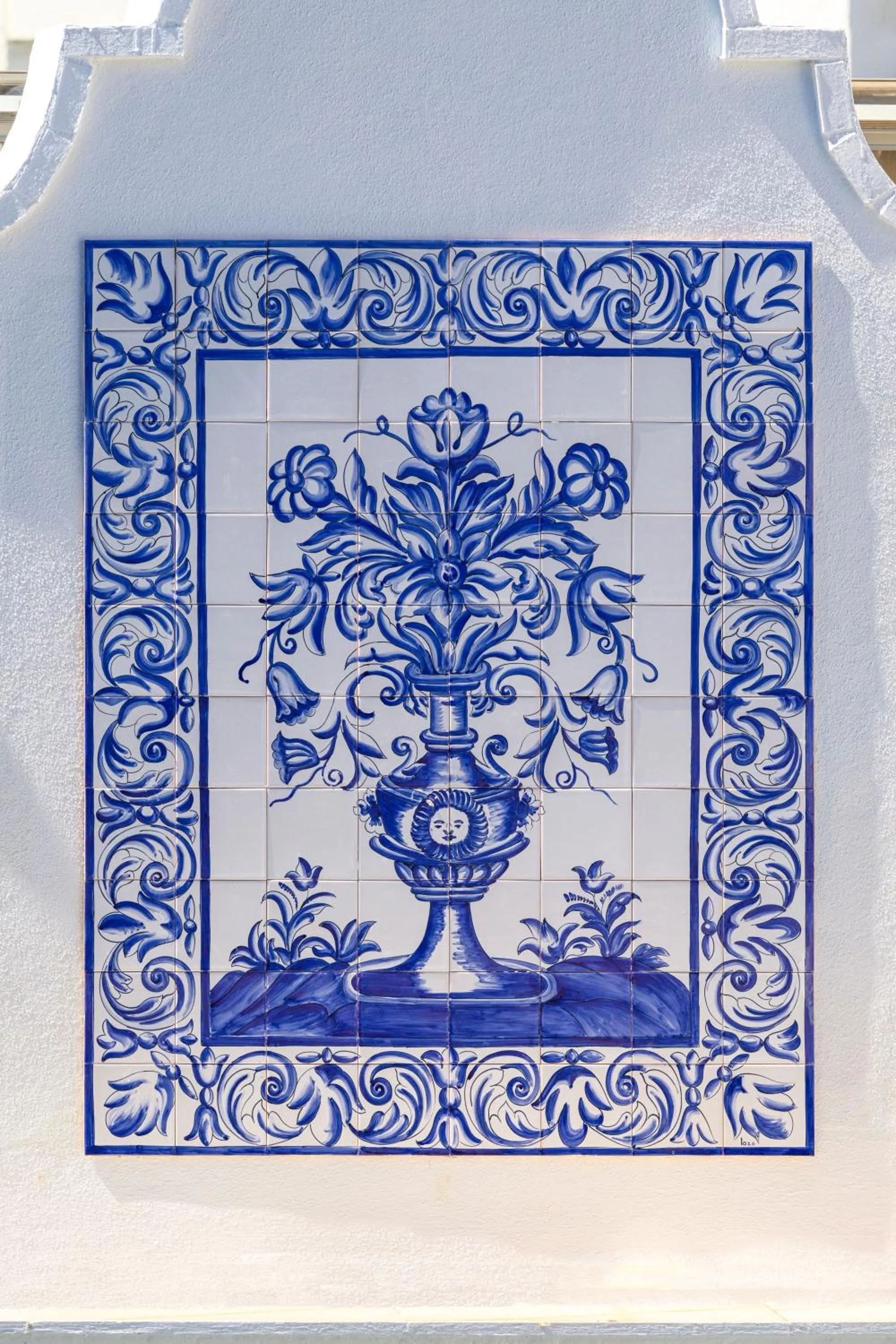 Decorative detail in Hotel La Fonda