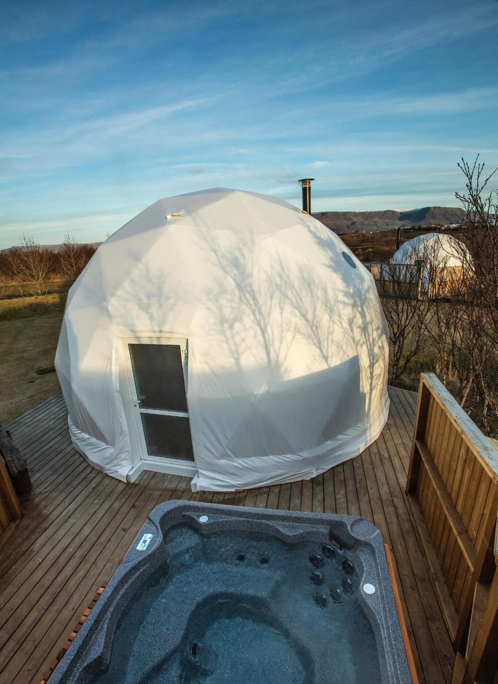 Hot Tub in Reykjavik Domes