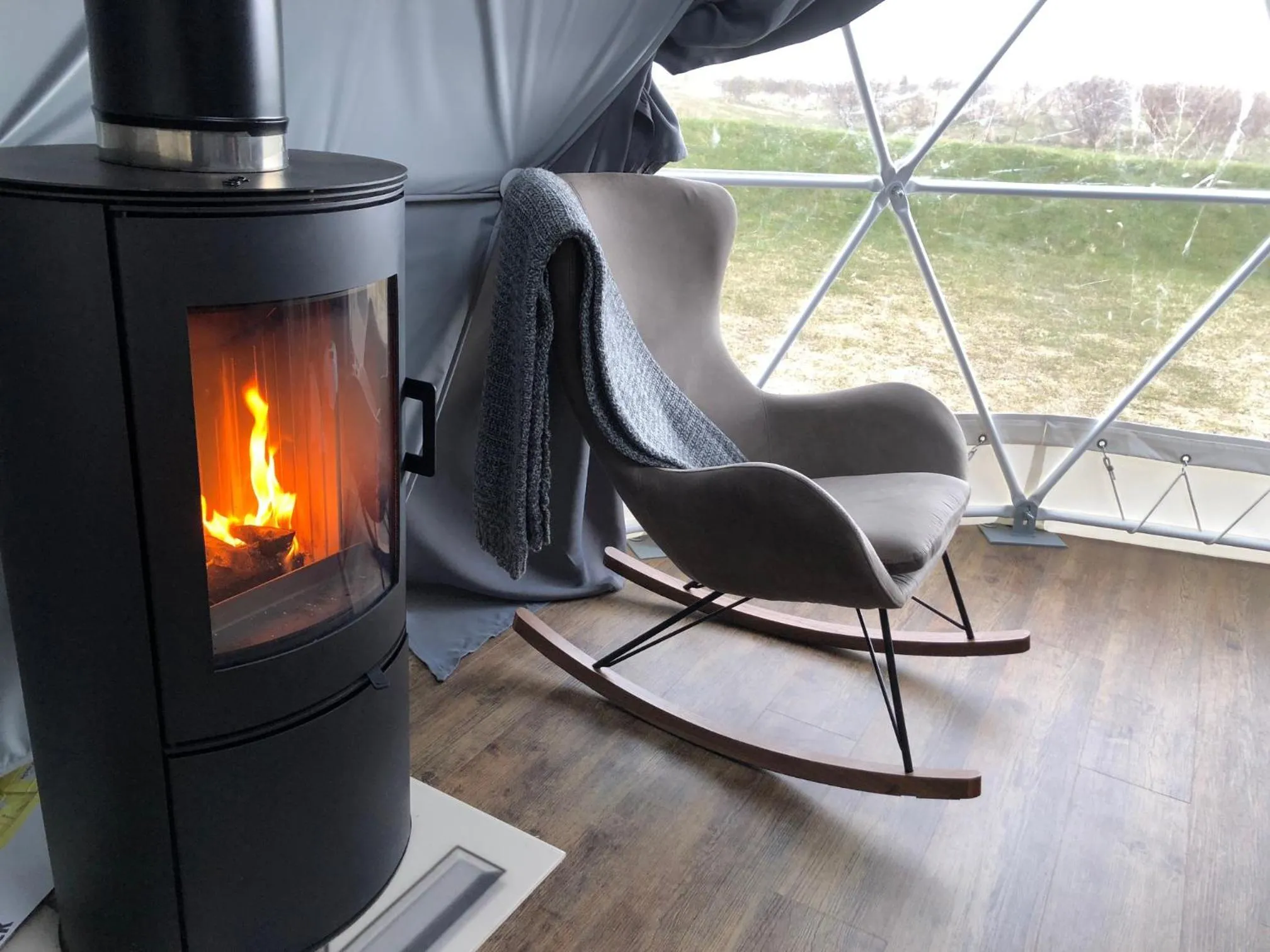 Living room in Reykjavik Domes