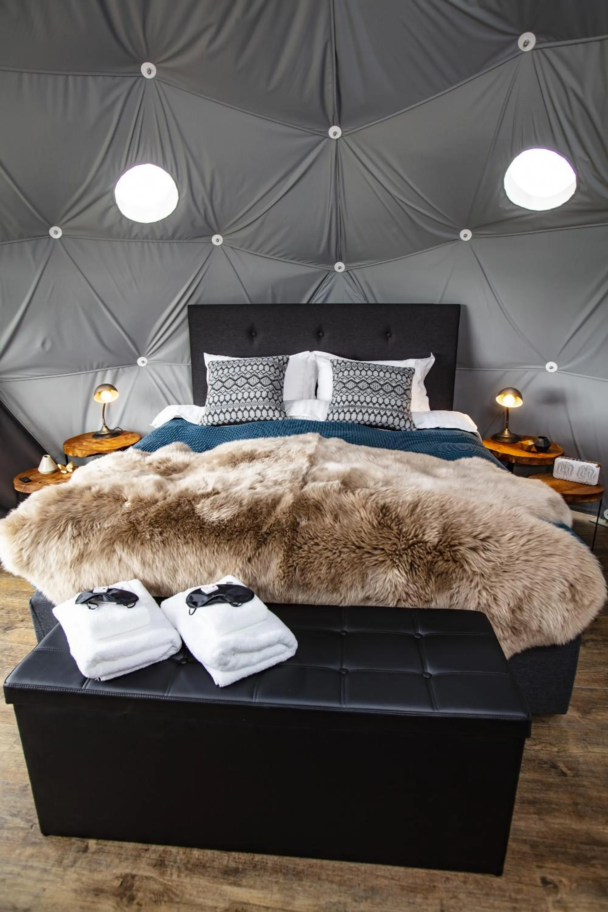 Photo of the whole room, Bed in Reykjavik Domes