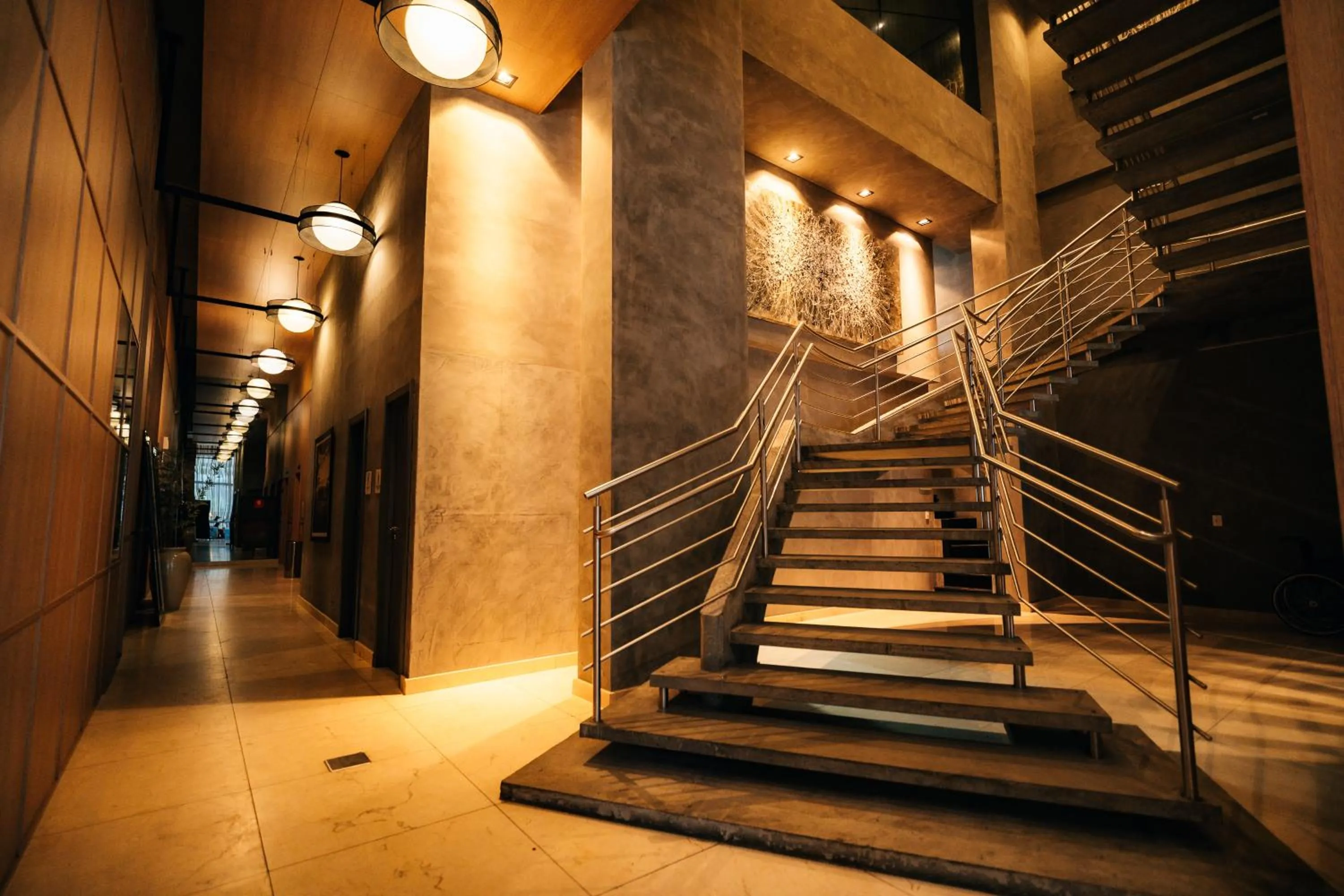 Lobby or reception in Hilton Garden Inn Praia Brava