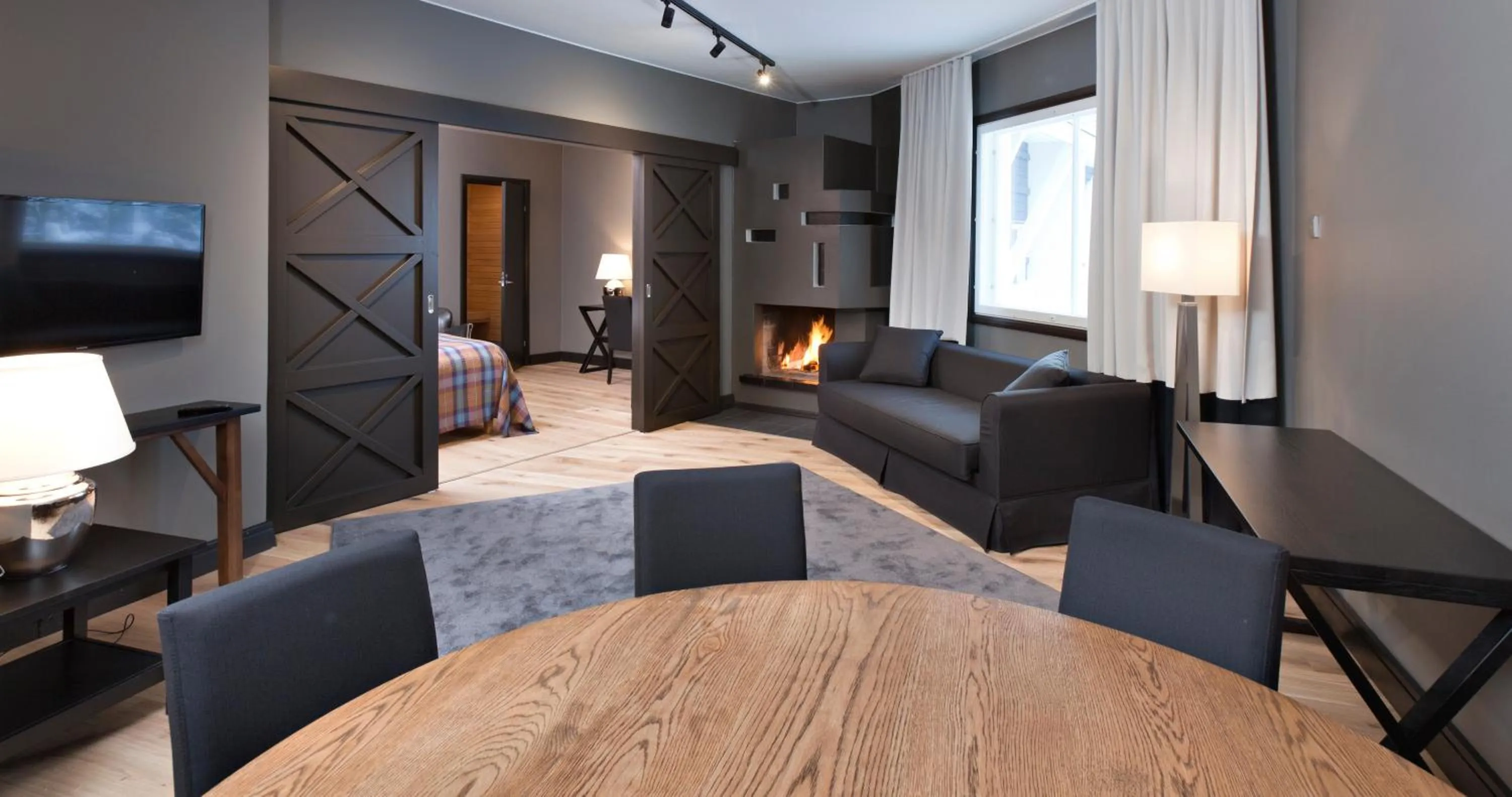 Living room in Holiday Club Saariselkä