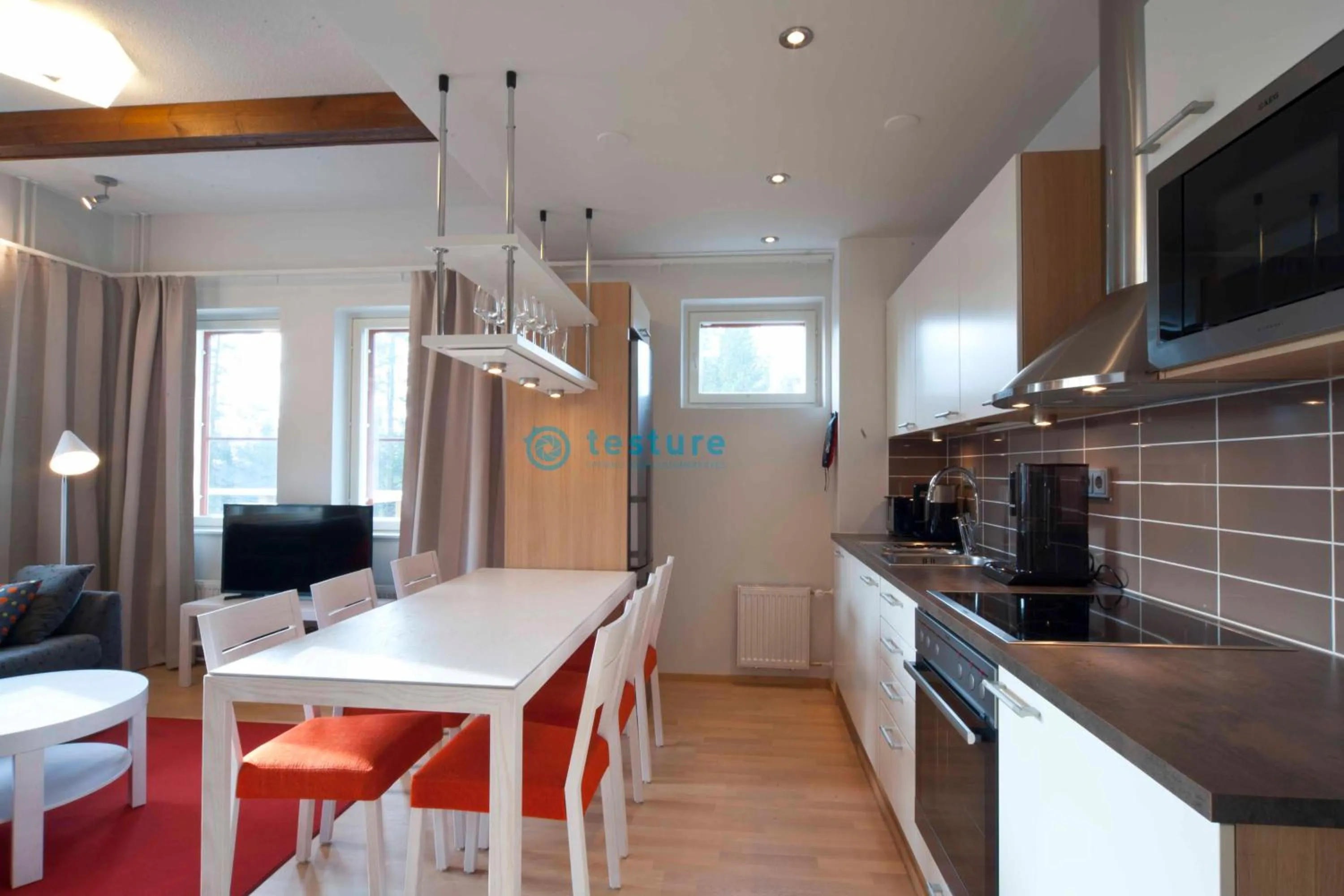 Kitchen or kitchenette in Holiday Club Saariselkä