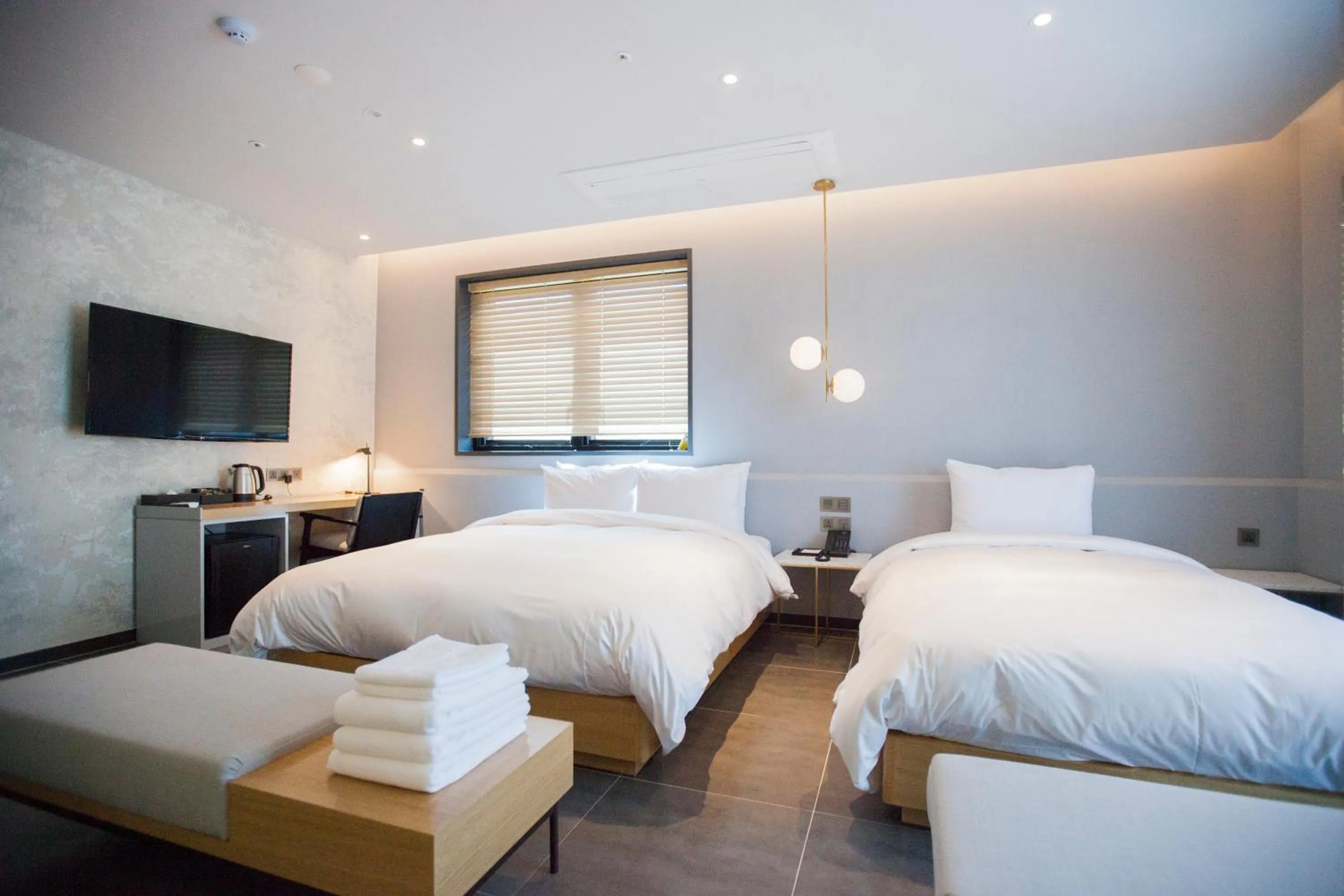 Bed in Nampo Hound Hotel Premier