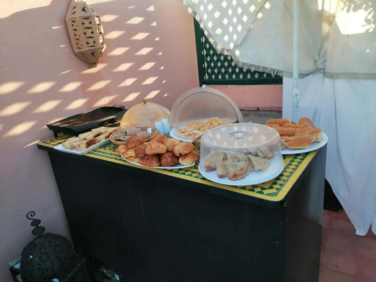 Continental breakfast in Riad Zineb
