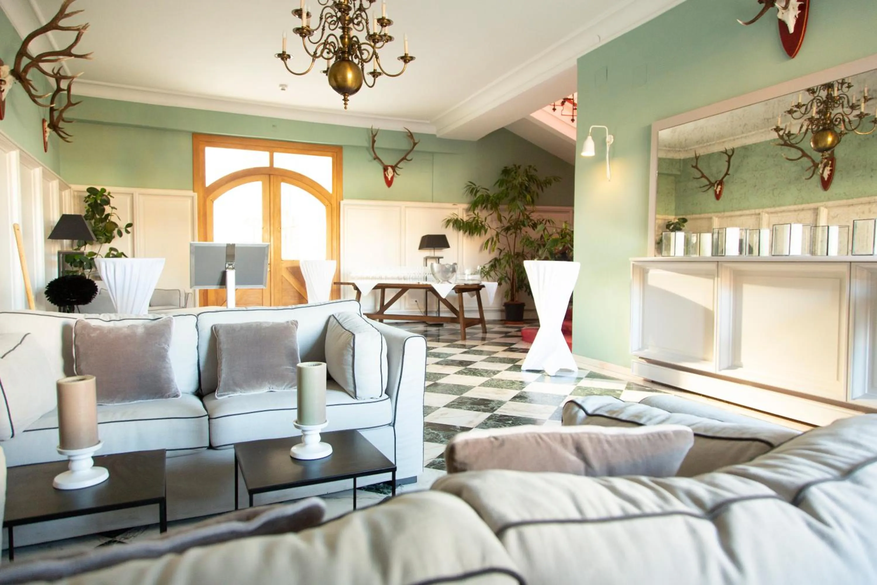 Communal lounge/ TV room in Villa Bulfon