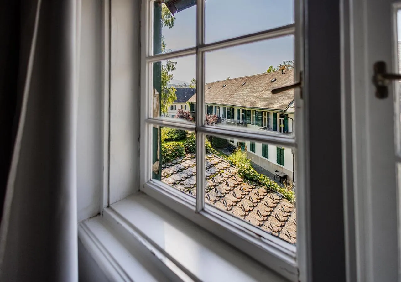 Inner courtyard view in Villa Bulfon