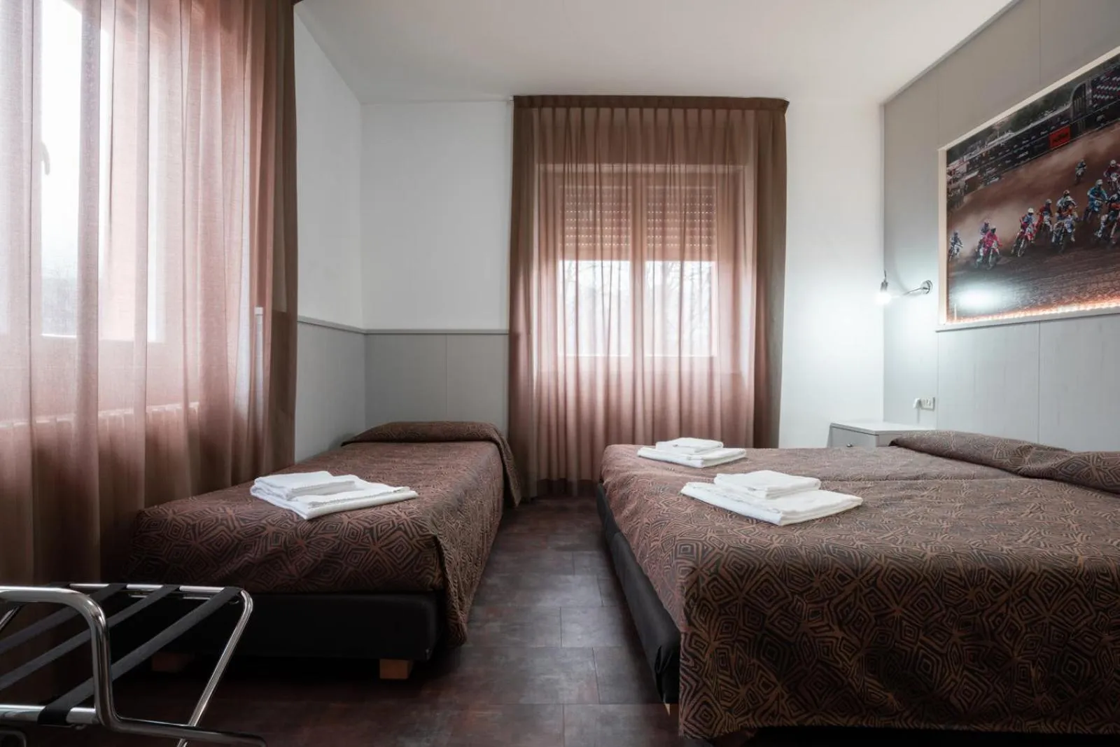 Bed in Hotel Ciclamino