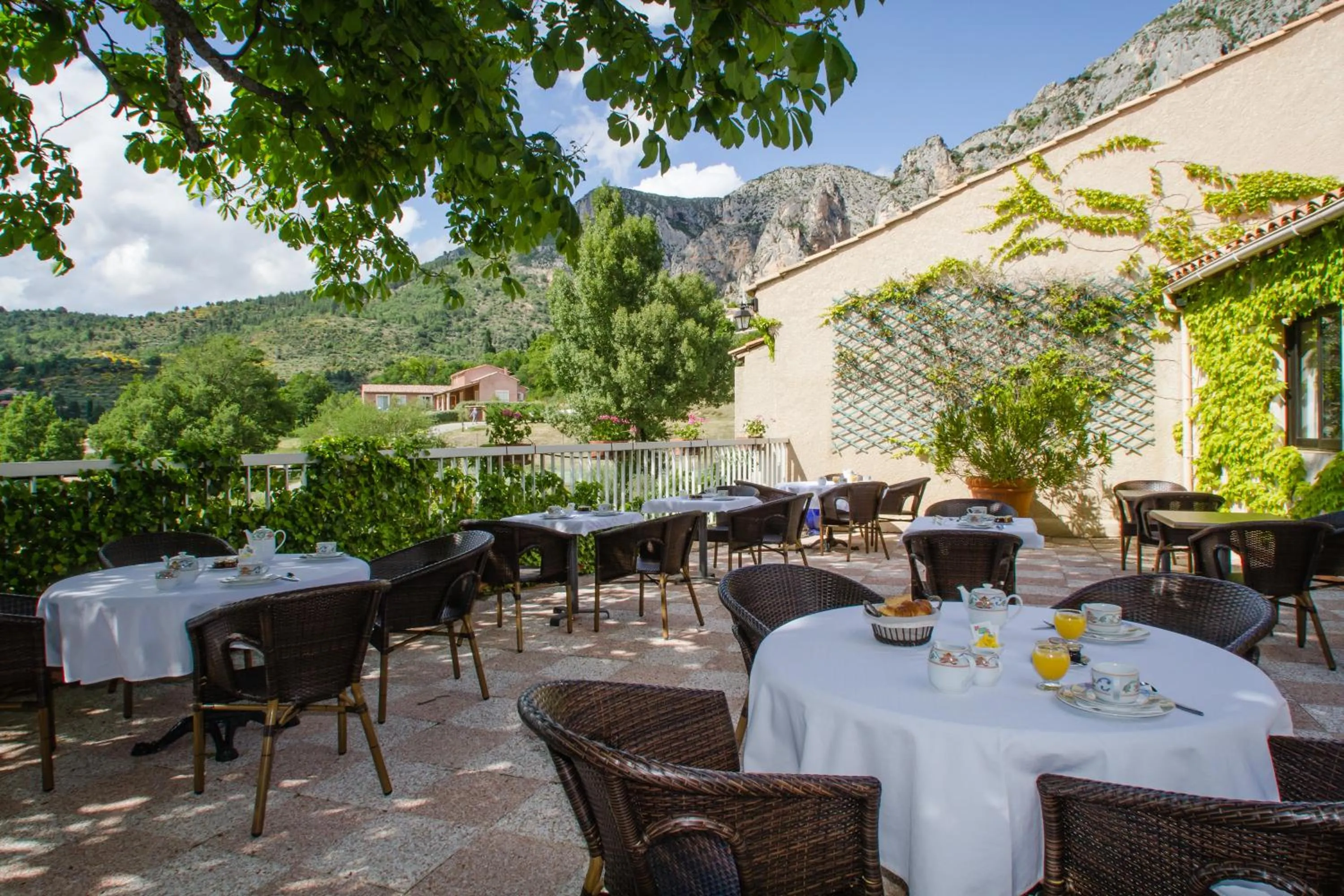 Balcony/Terrace in Hôtel Le Colombier