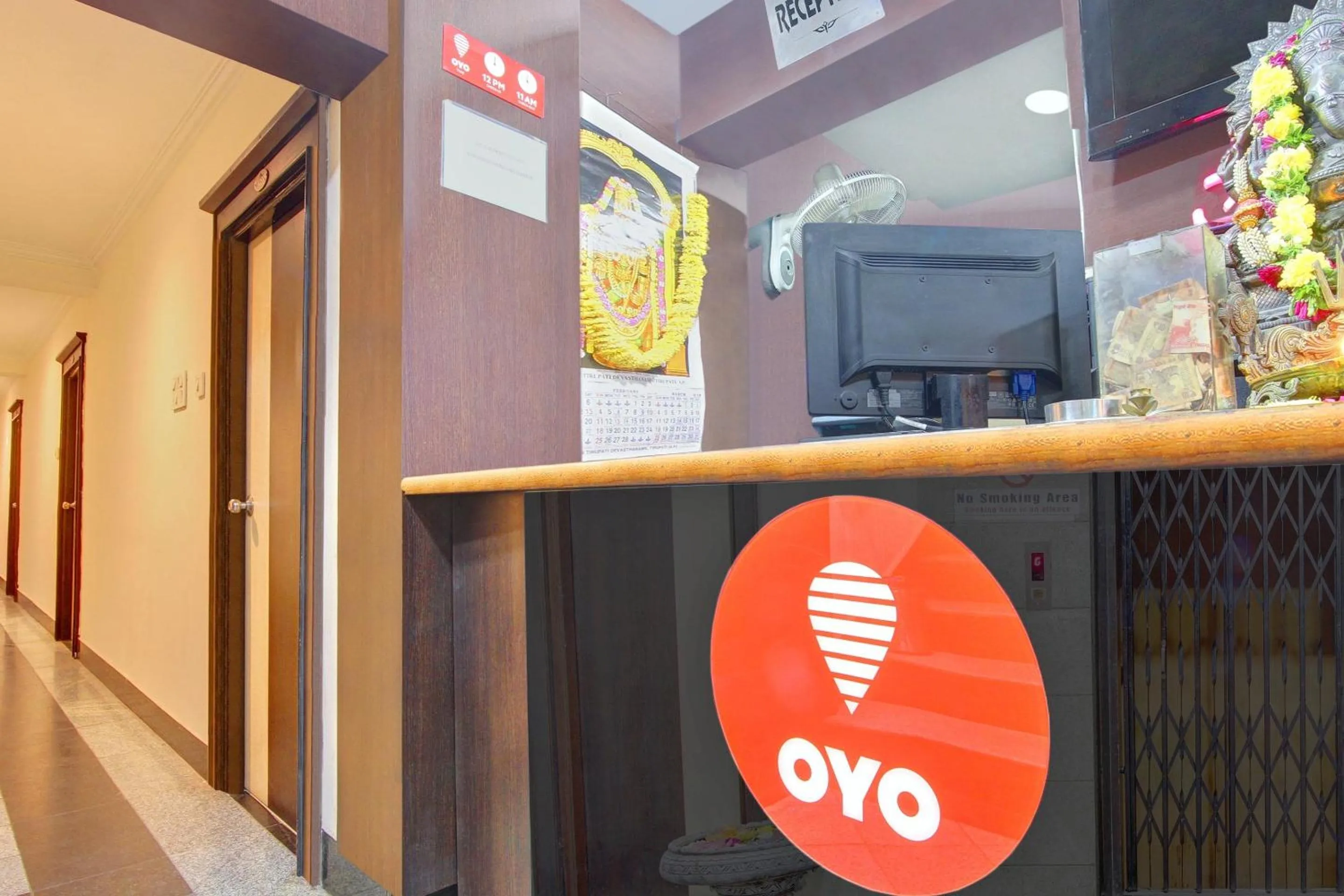 Lobby or reception in Collection O Alekhya Residency