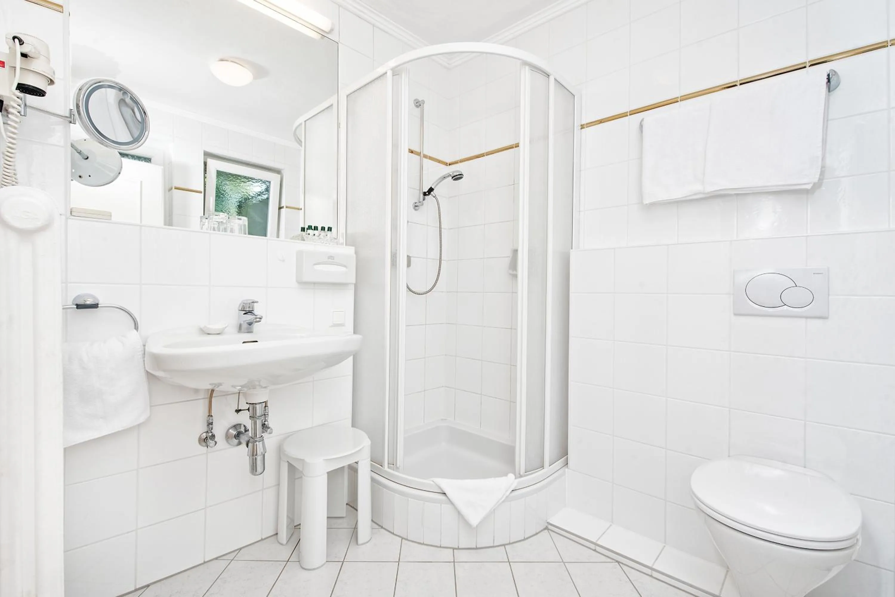 Shower in Hotel Schönruh