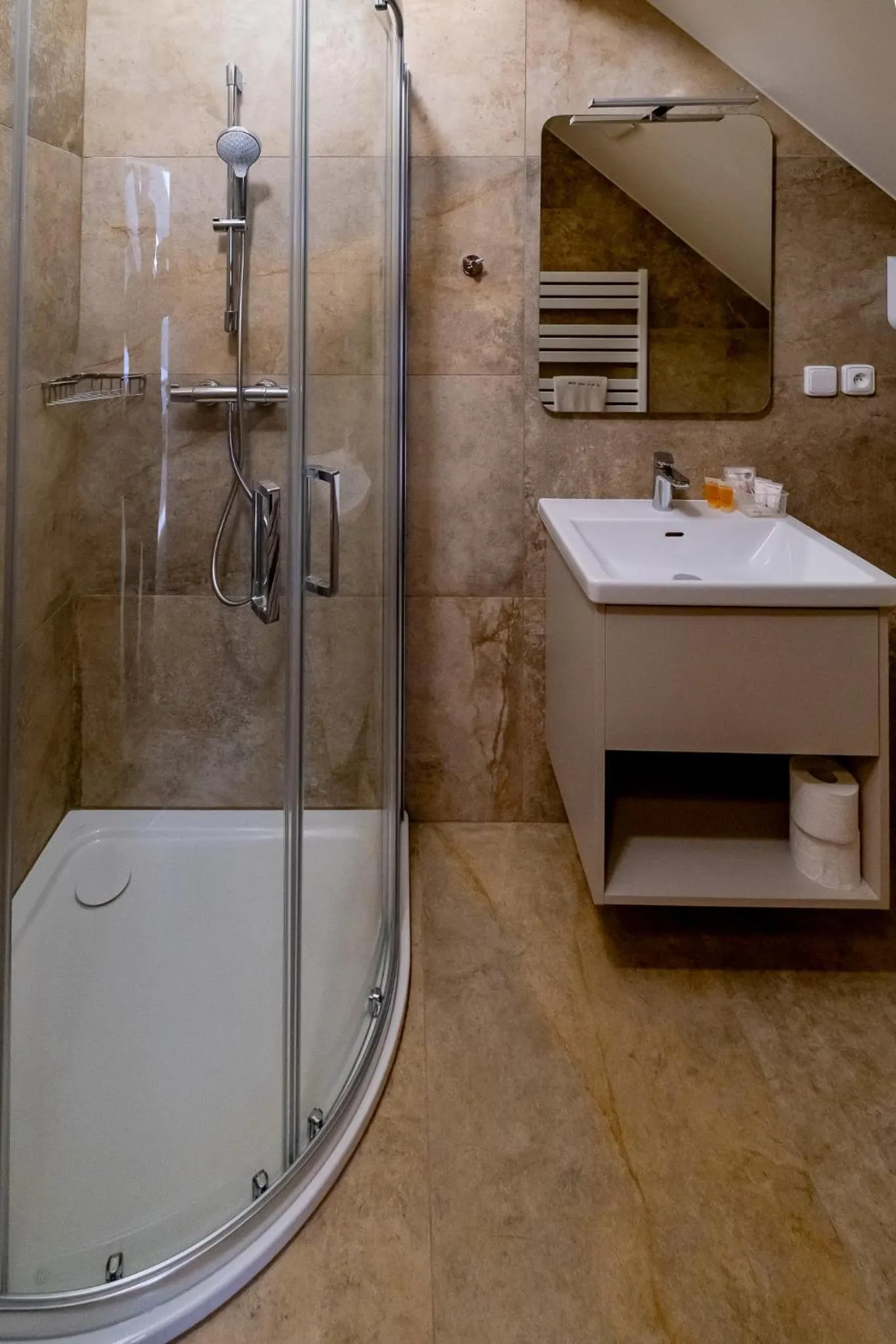 Bathroom in Relax Hotel Stork