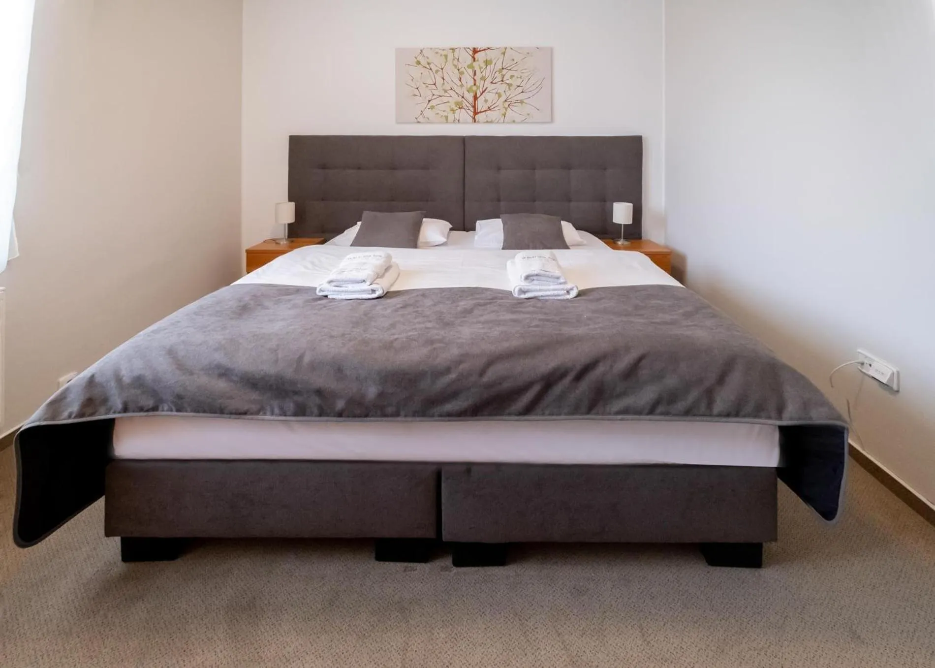 Bed in Relax Hotel Stork