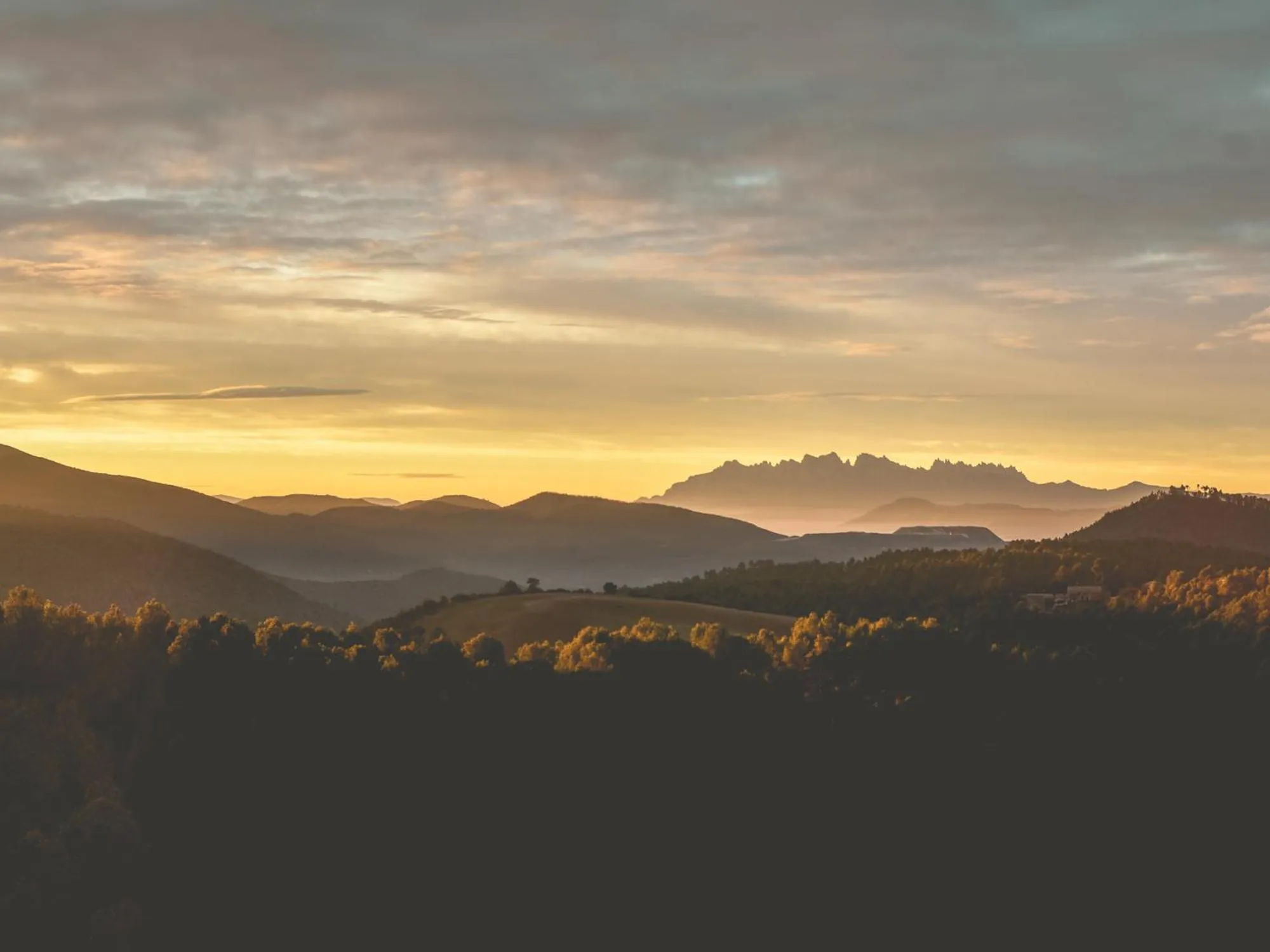 Mountain view in La Garriga de Castelladral