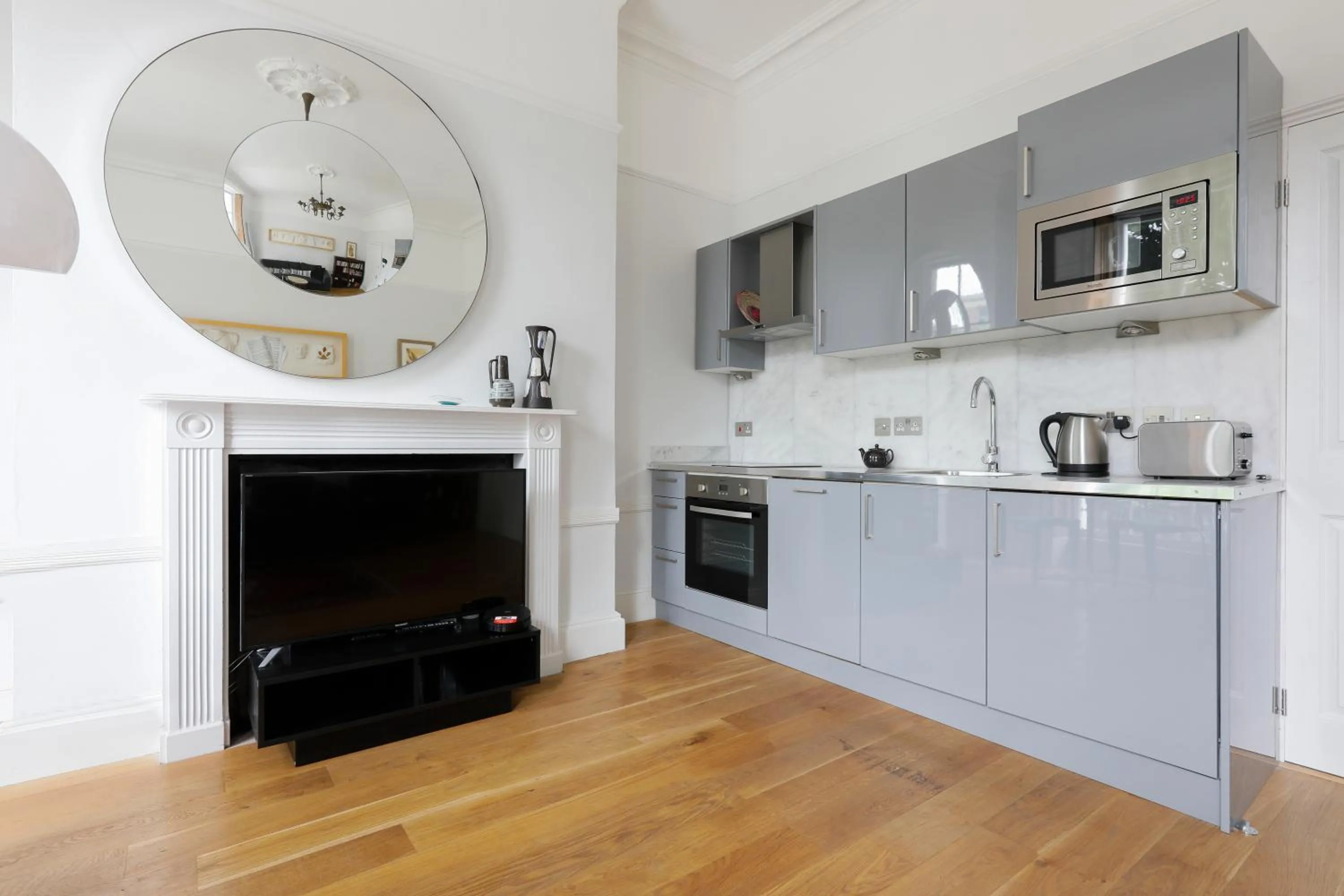 Kitchen or kitchenette in JOIVY Cosy 1-bed flat in Angel, close to tube