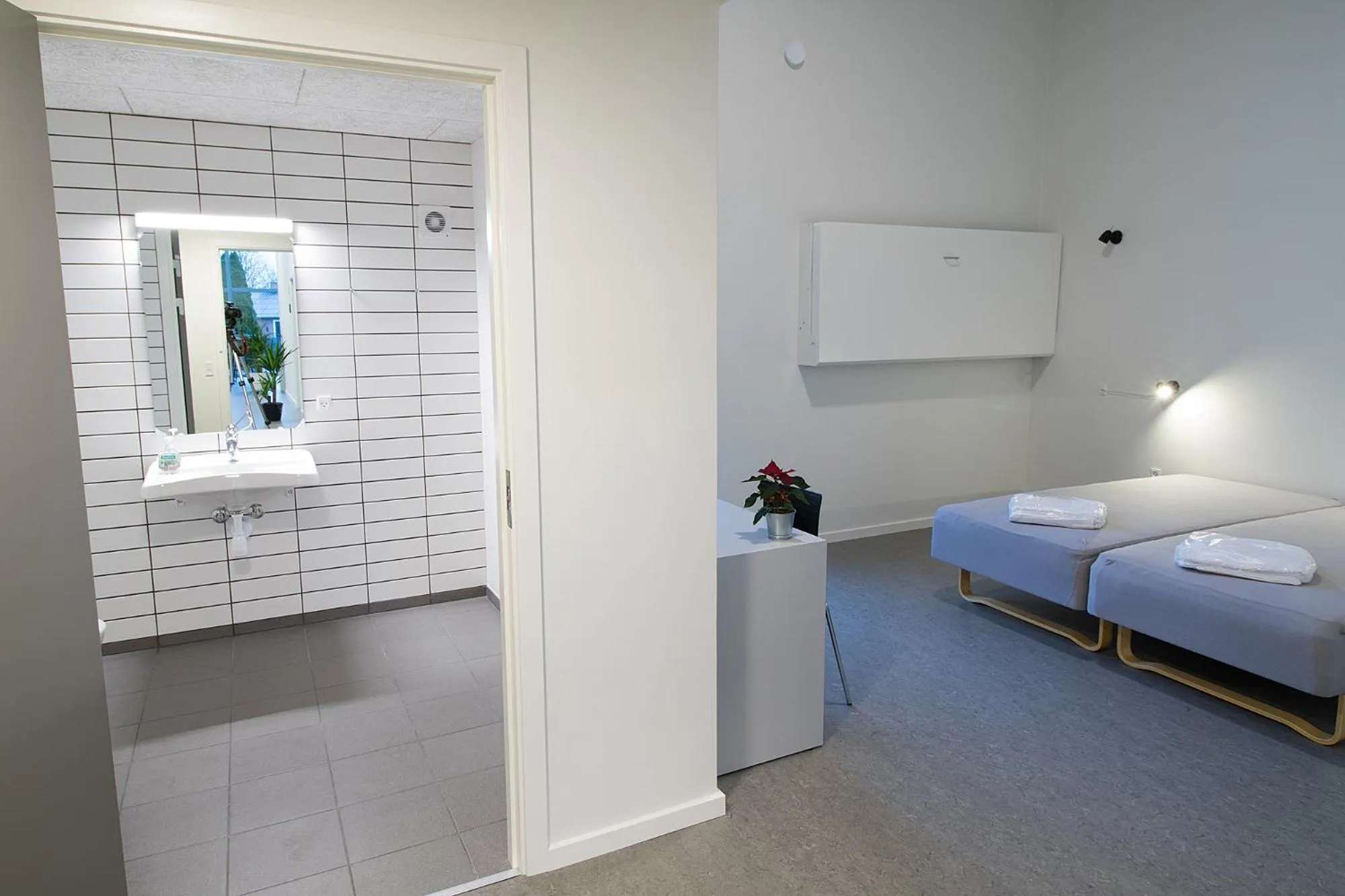 Bed in Hostel Brønderslev