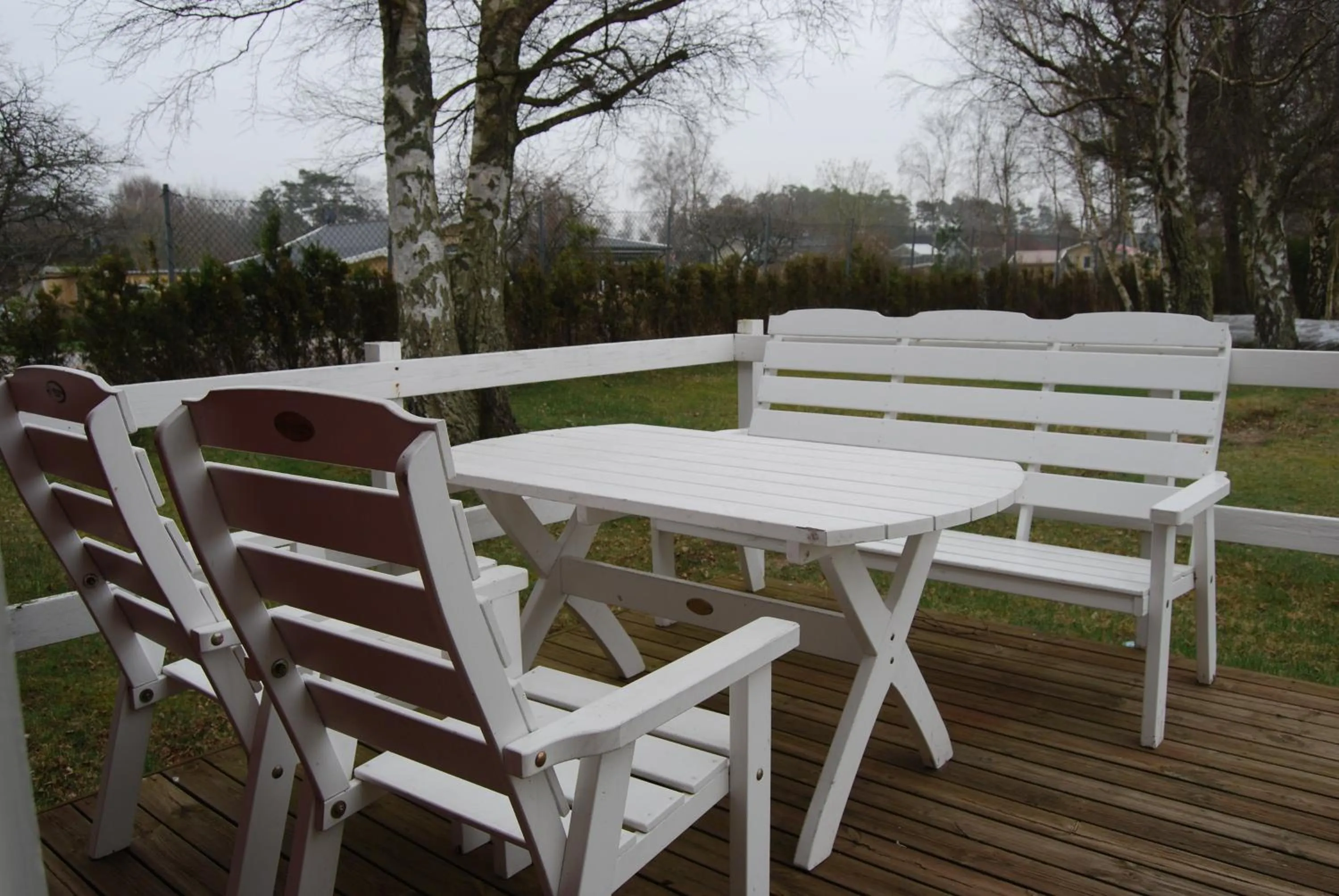 Seating area in Mellbystrand Vandrarhem
