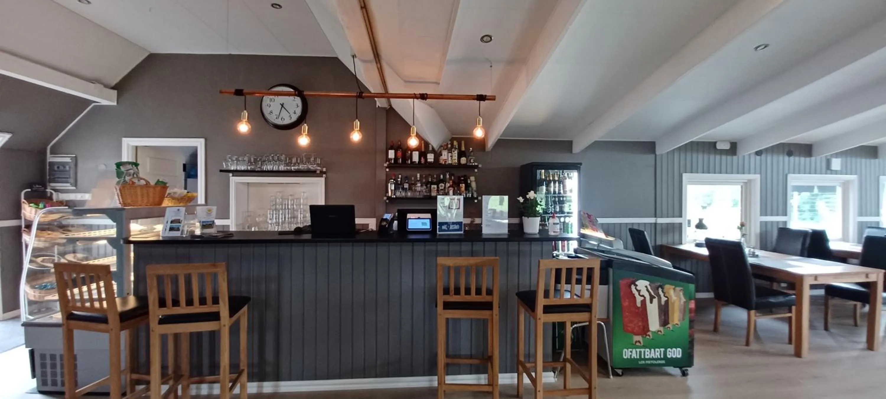 Restaurant/places to eat in Mellbystrand Vandrarhem