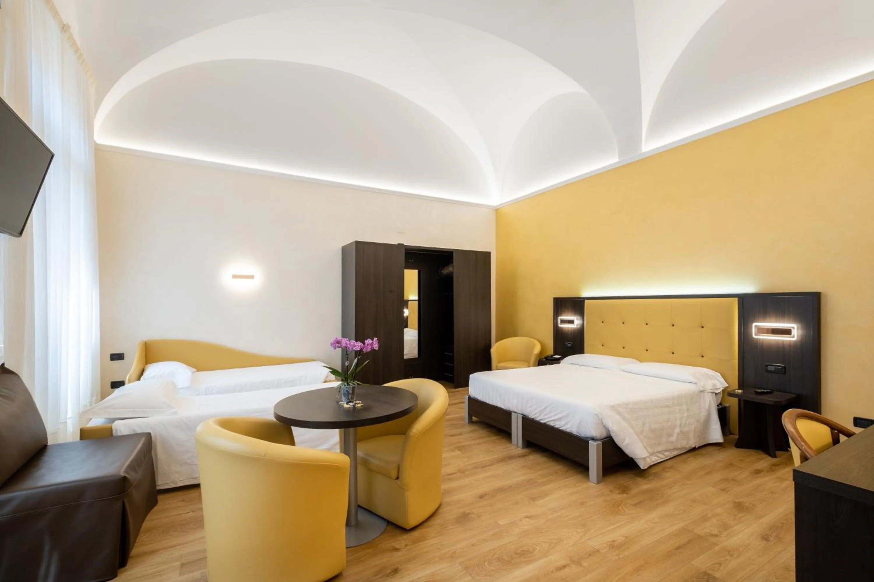 Bed in Hotel Santa Prisca