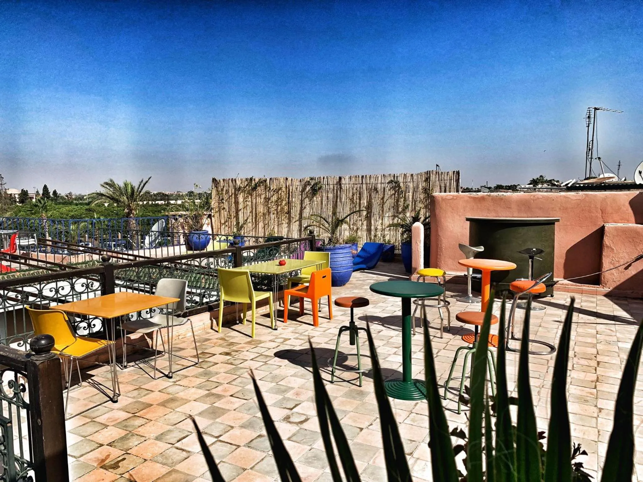 Balcony/Terrace in Riad Rockech